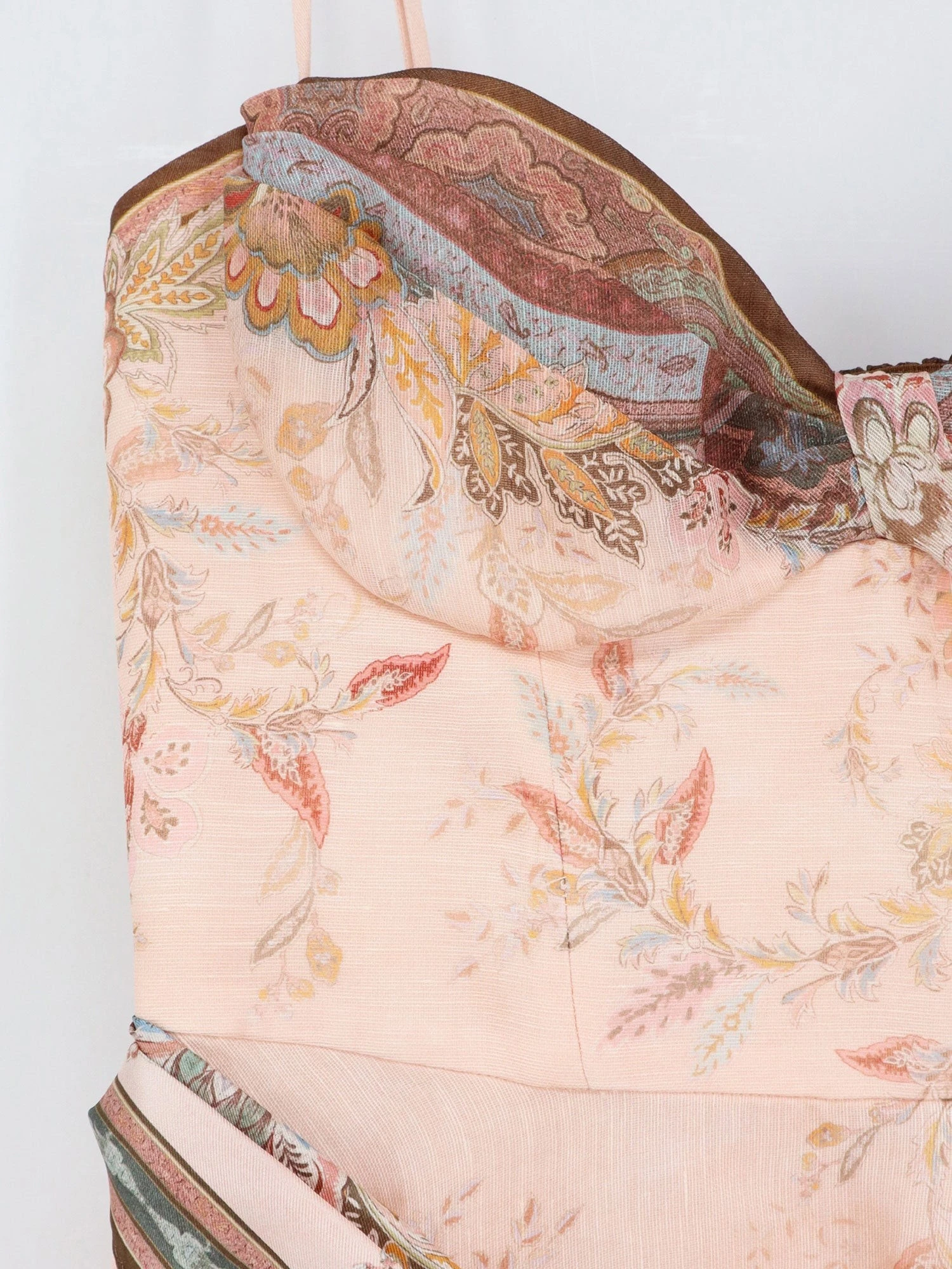 Alchemy silk and linen blend midi dress with all-over floral print.webp