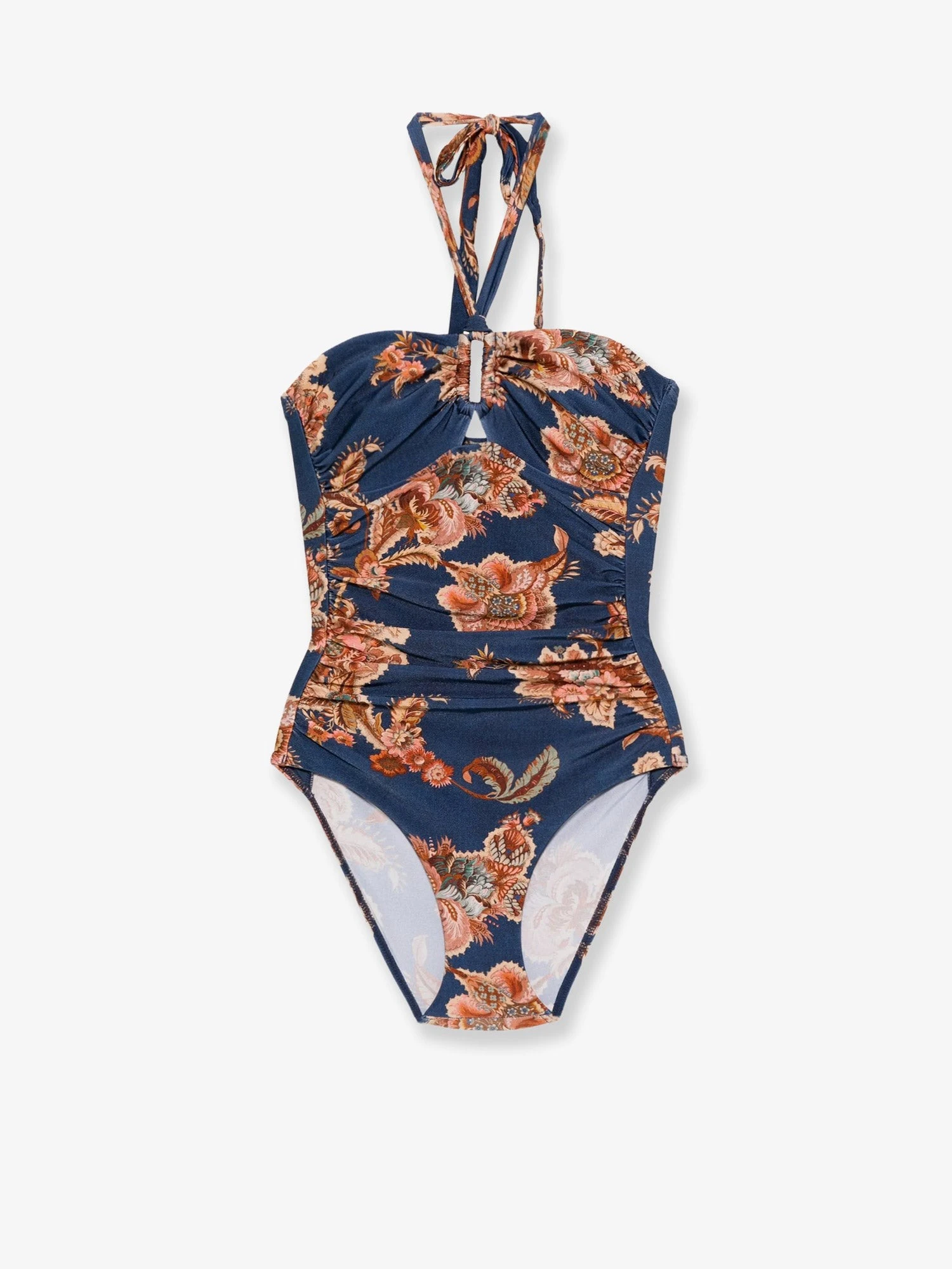 Aster nylon one piece swimsuit with paisley print.webp