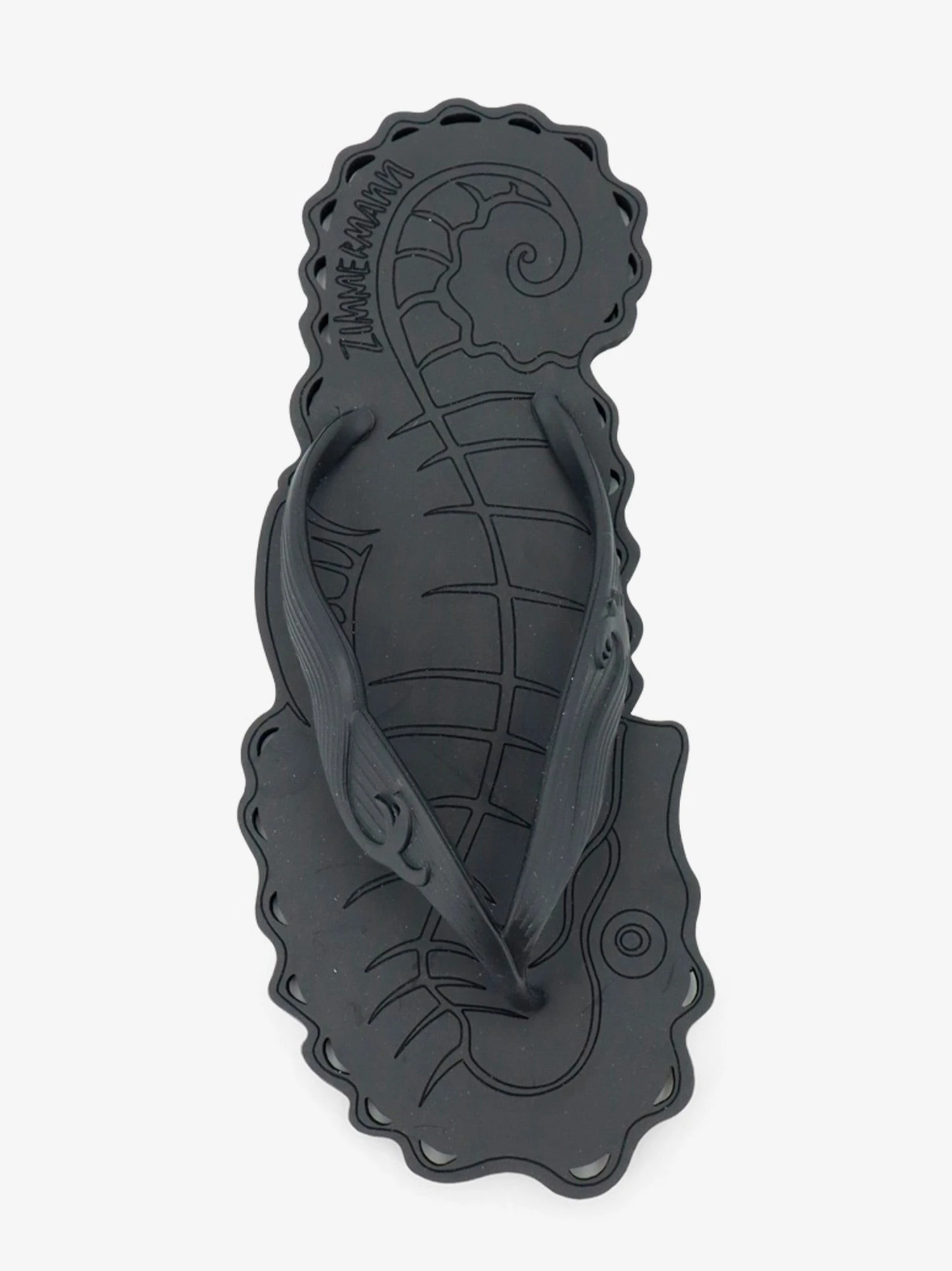 Seafoam Thong rubber sandals.webp