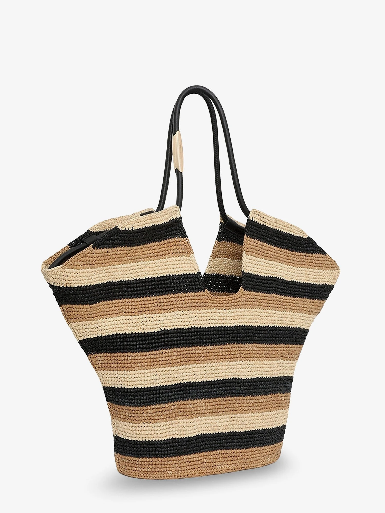 Golden Time raffia shoulder bag.webp