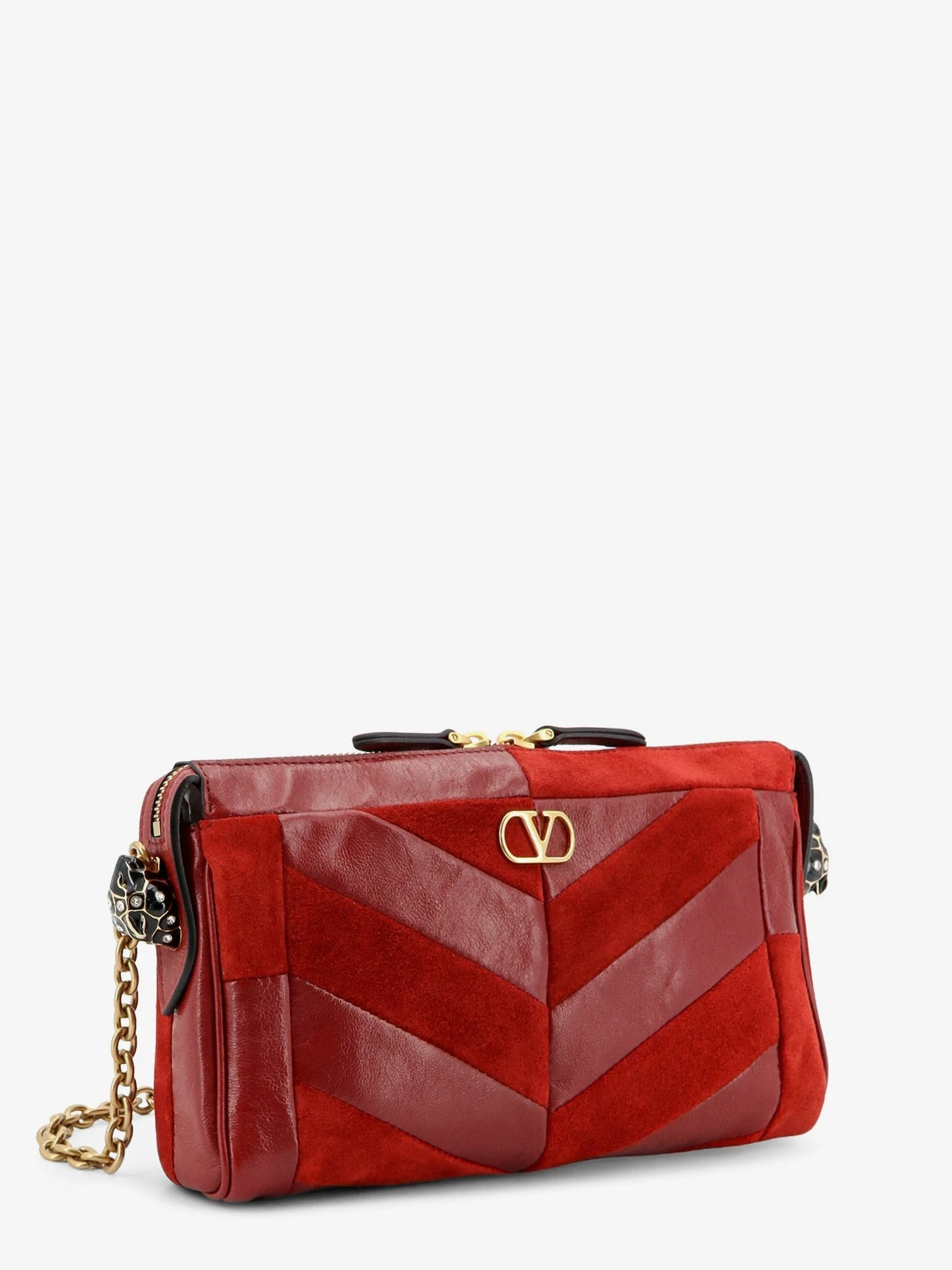 Panthea suede and leather crossbody bag.webp