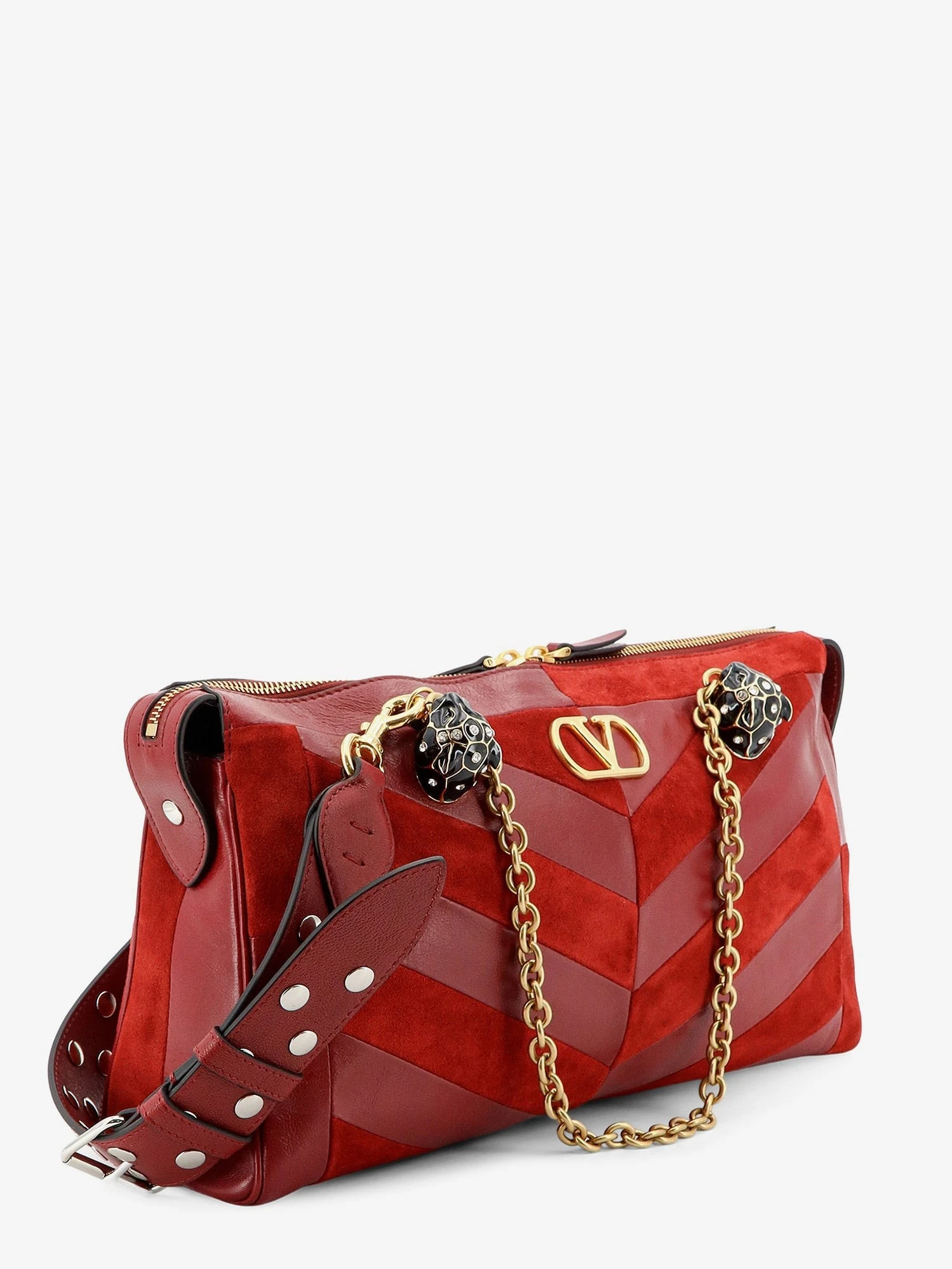 Panthea suede and leather crossbody bag.webp