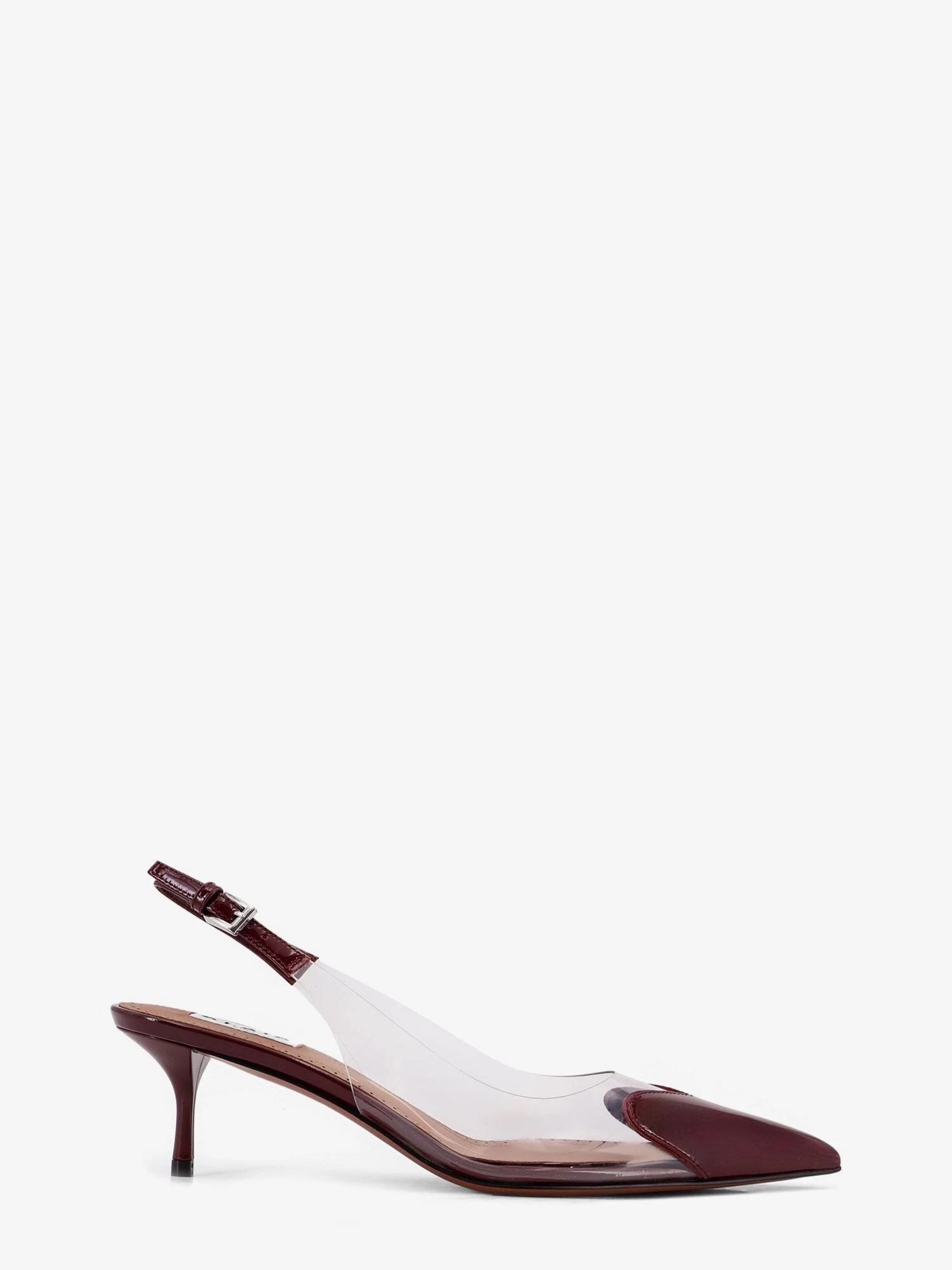 Le Coeur PVC and leather slingback décolleté.webp