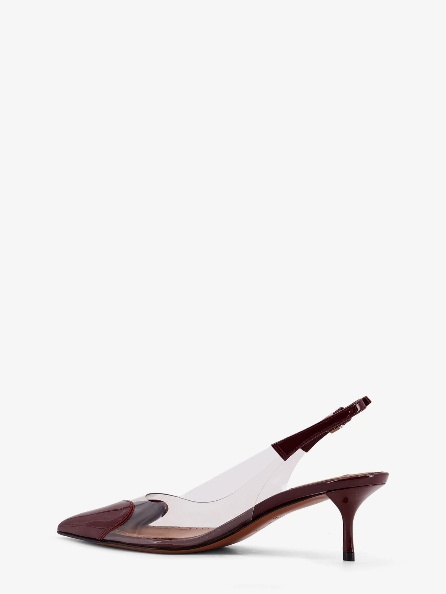 Le Coeur PVC and leather slingback décolleté.webp