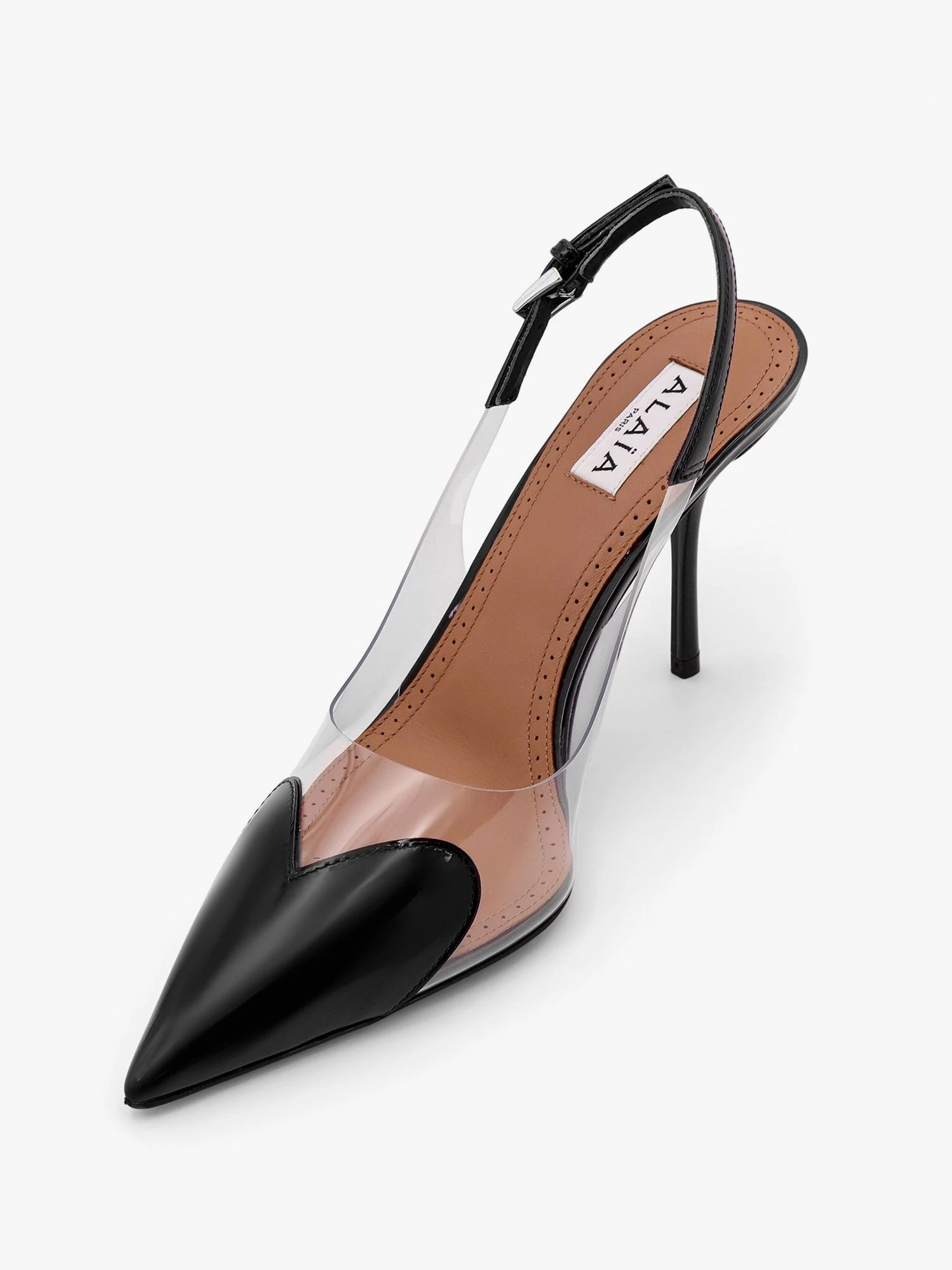 Le Coeur Slingback PVC and leather pumps.webp