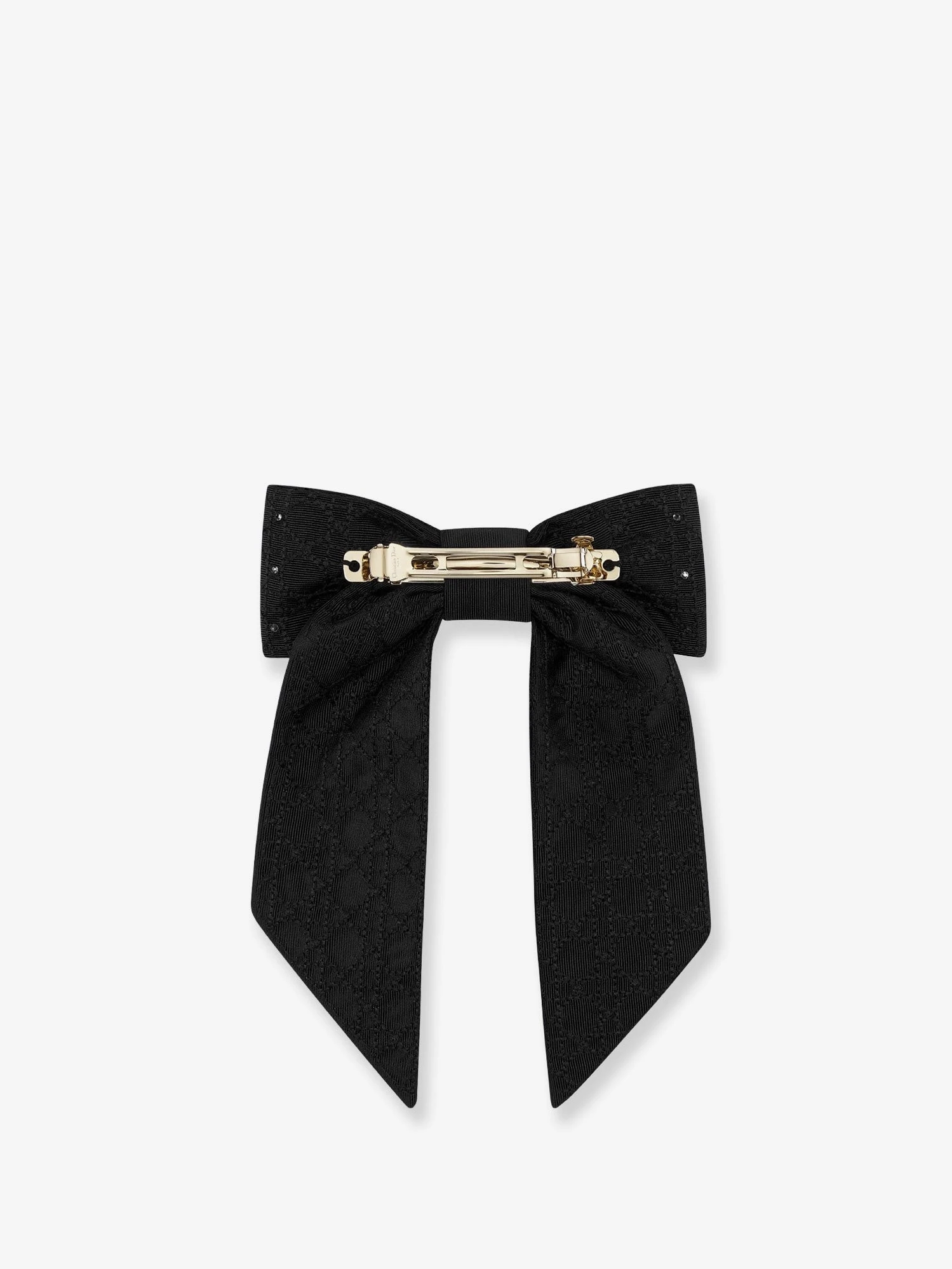Dior Twist technical fabric and silver-colored crystals bow.webp