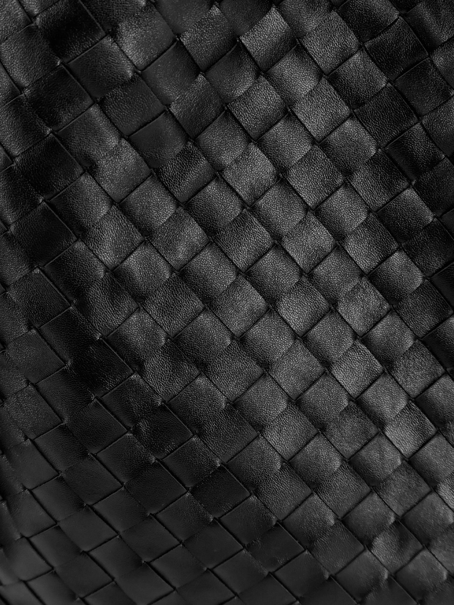 Hop Hobo Leather Shoulder Bag with Intreccio Pattern.webp