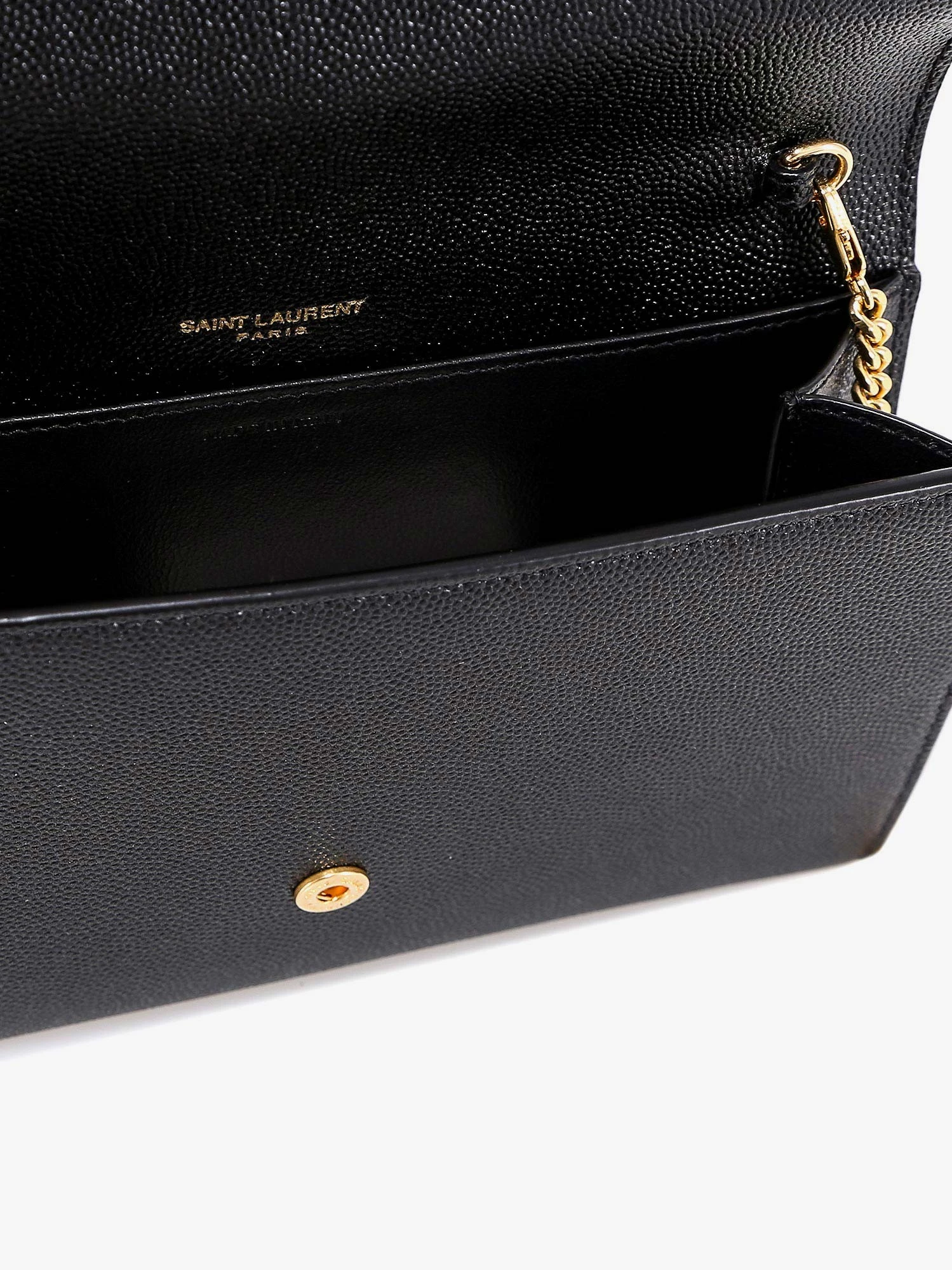Leather crossbody bag with metal Cassandre logo.webp