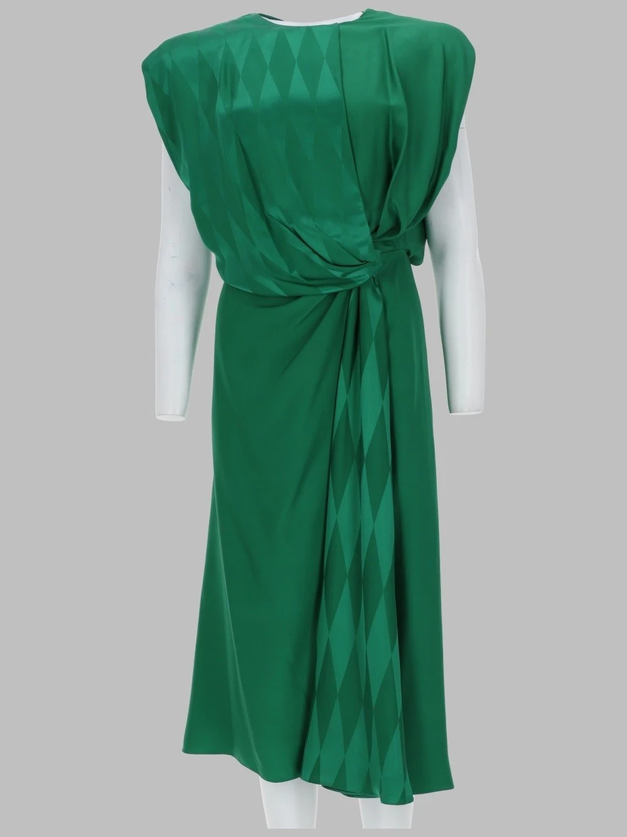 ABITO MIDI DRAPPEGGIATO IN SETA.webp