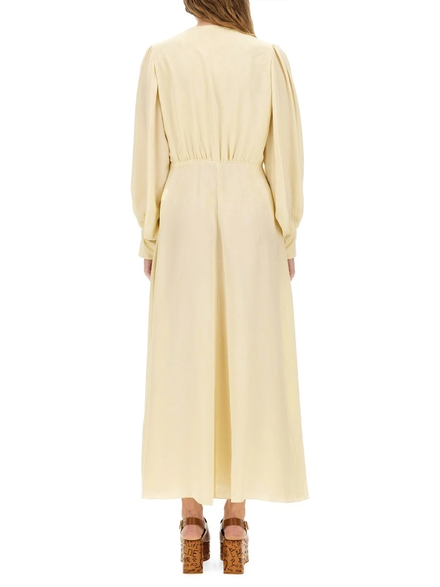 RUCHED SILK DRESS.webp