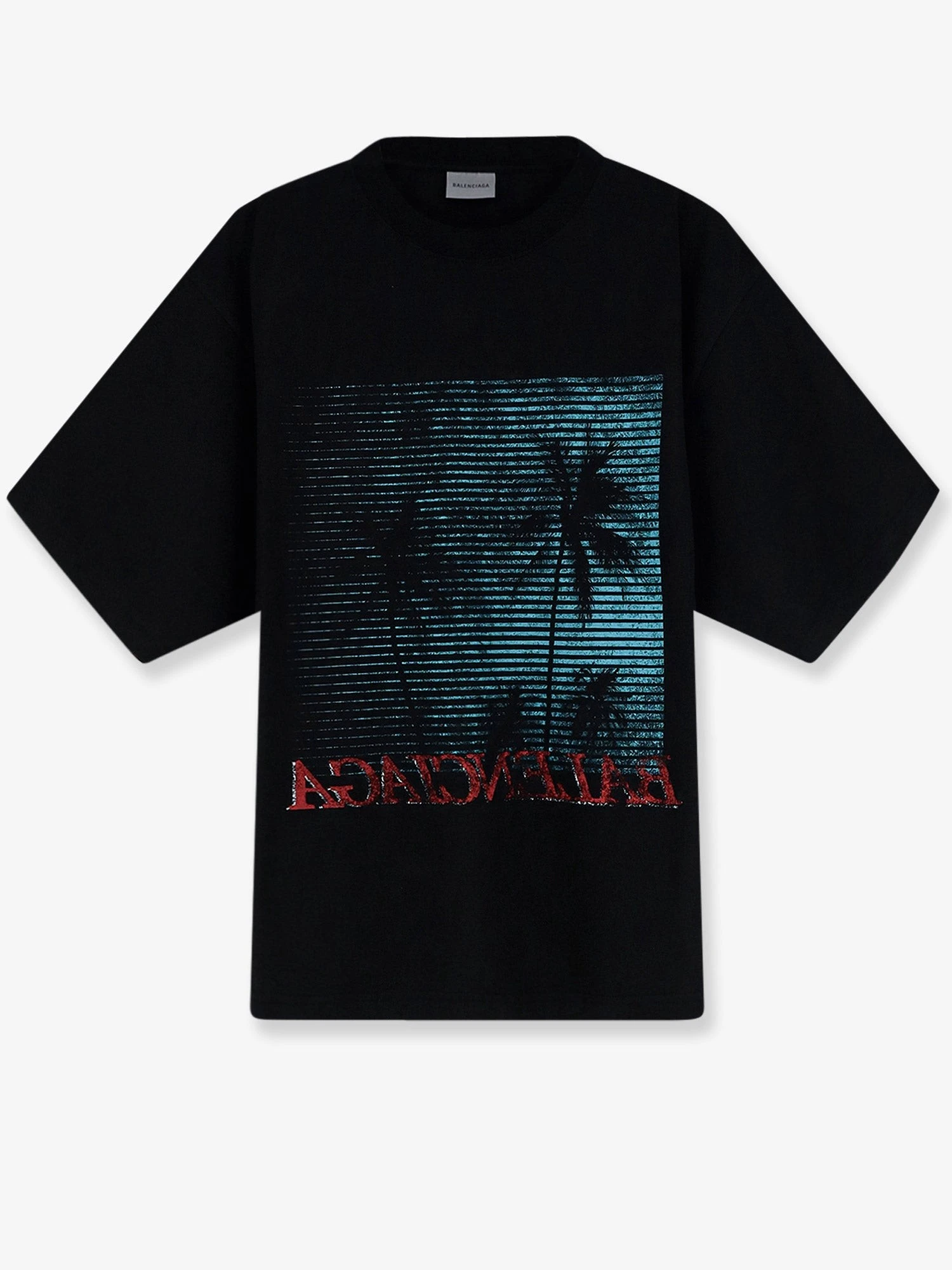 Cotton T-shirt with front print.webp
