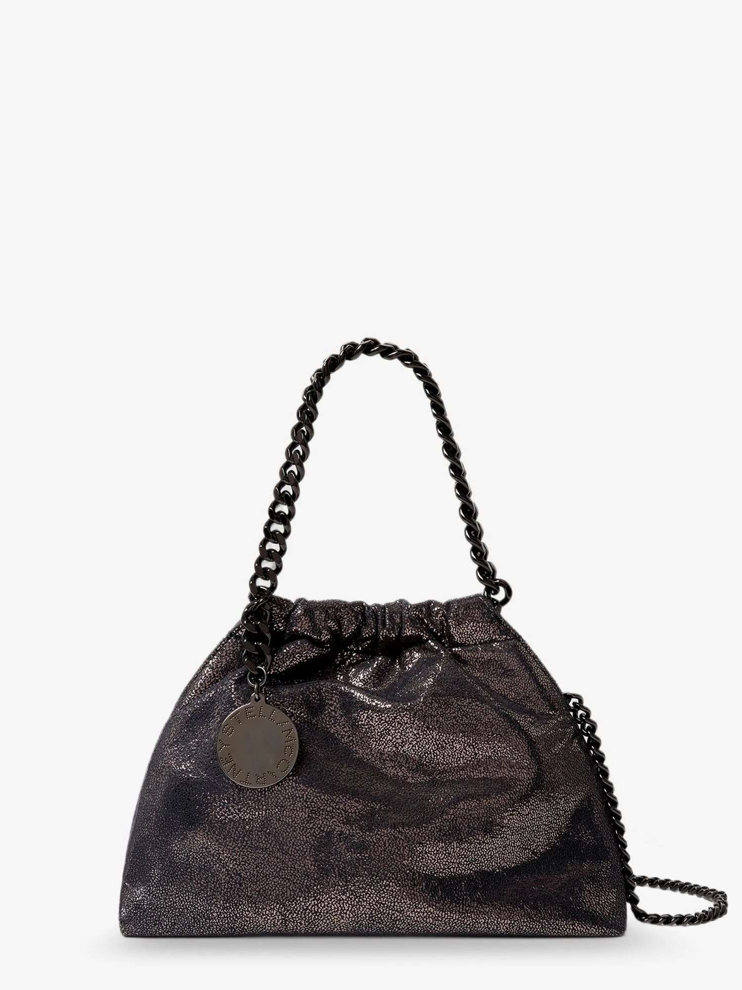 Falabella Eco Shiny Dotted Chamois Fabric Shoulder Bag.webp
