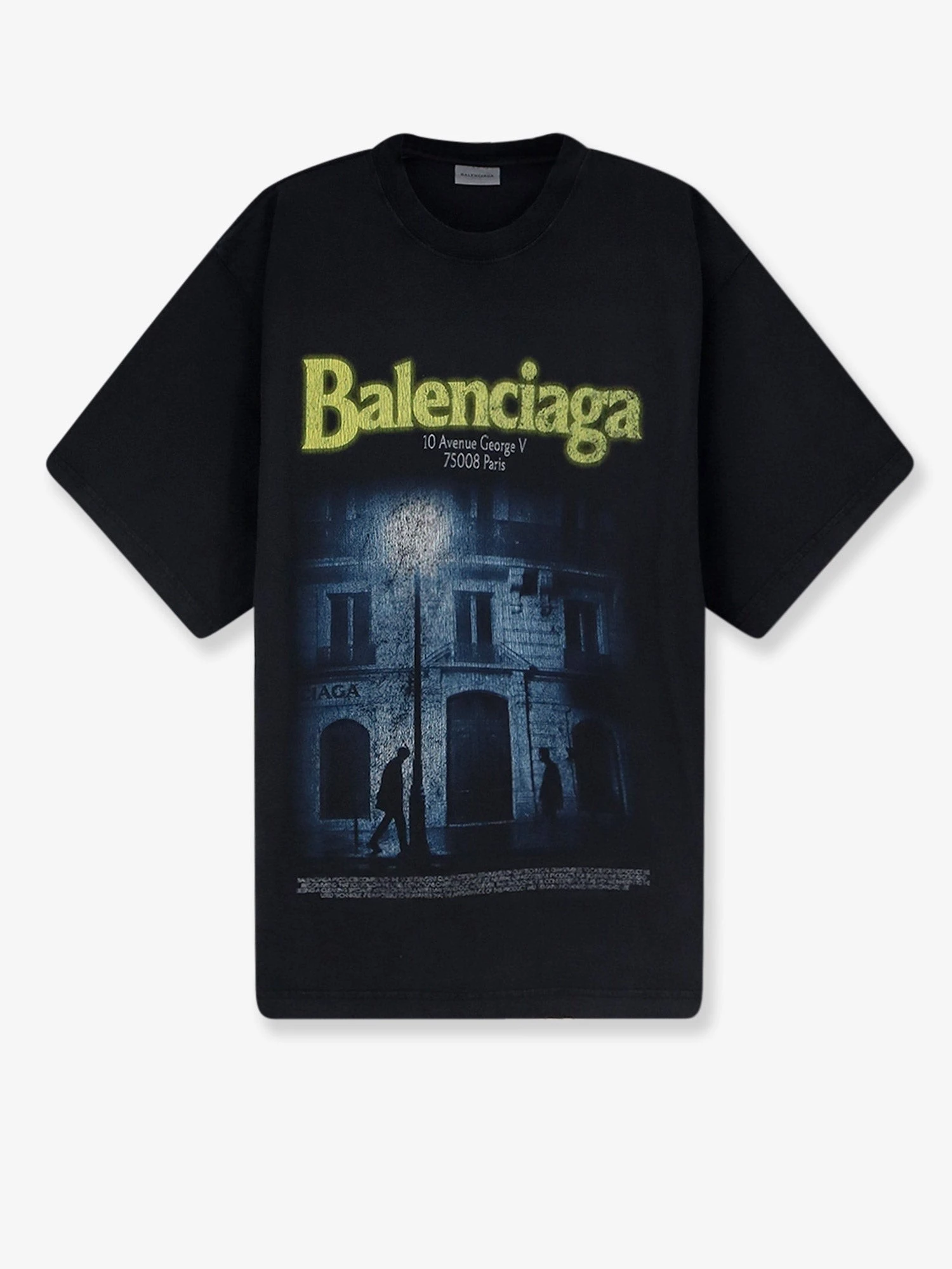 Cotton T-shirt with front logo print.webp