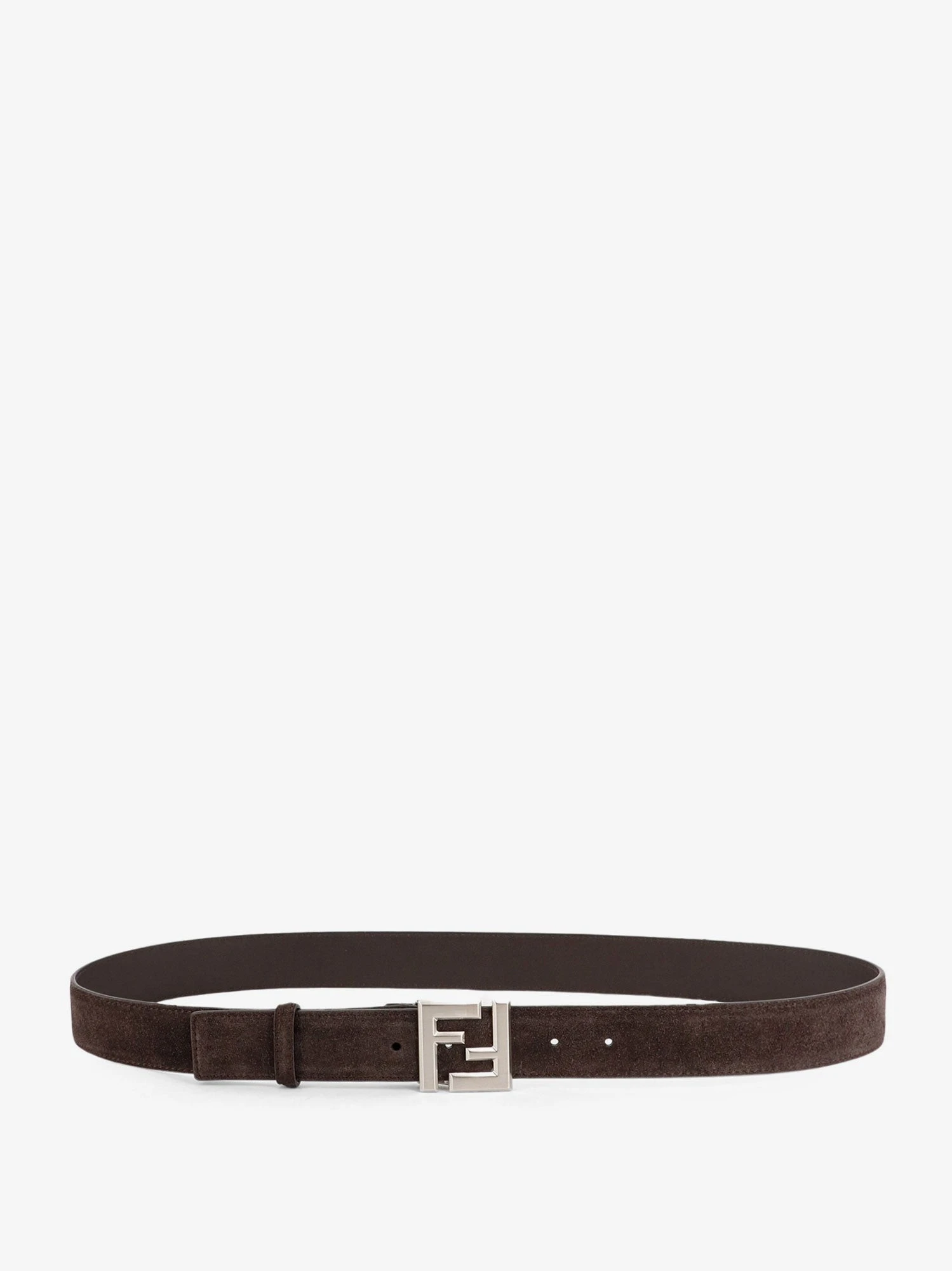 Squared FF suede belt.webp