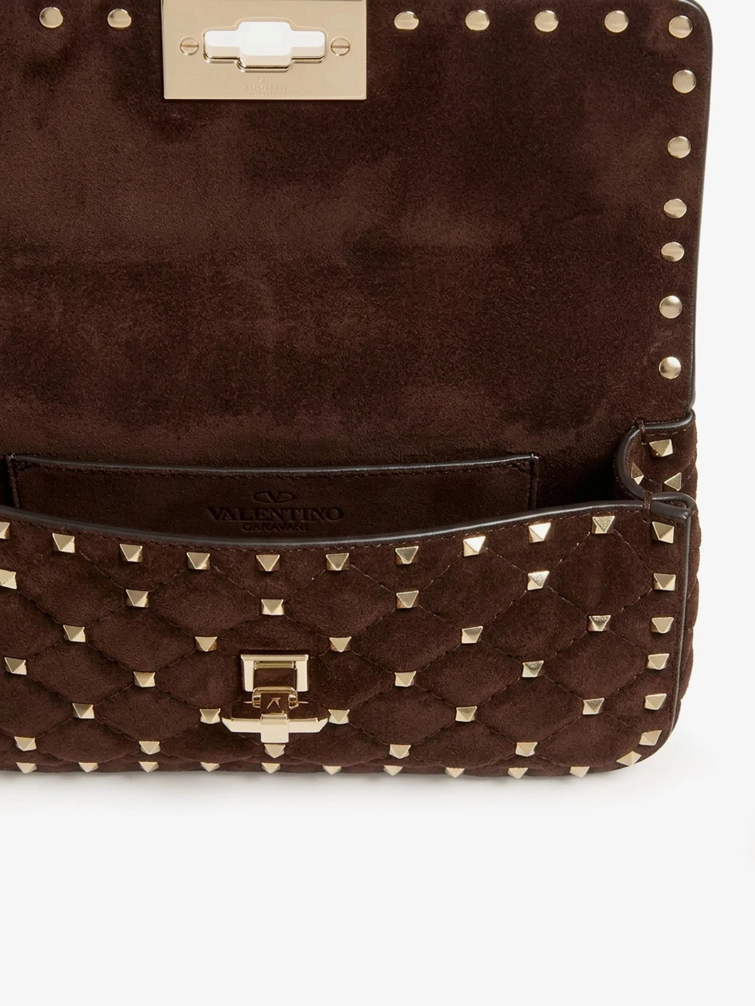 Rockstud Spike suede crossbody bag with all-over studs.webp