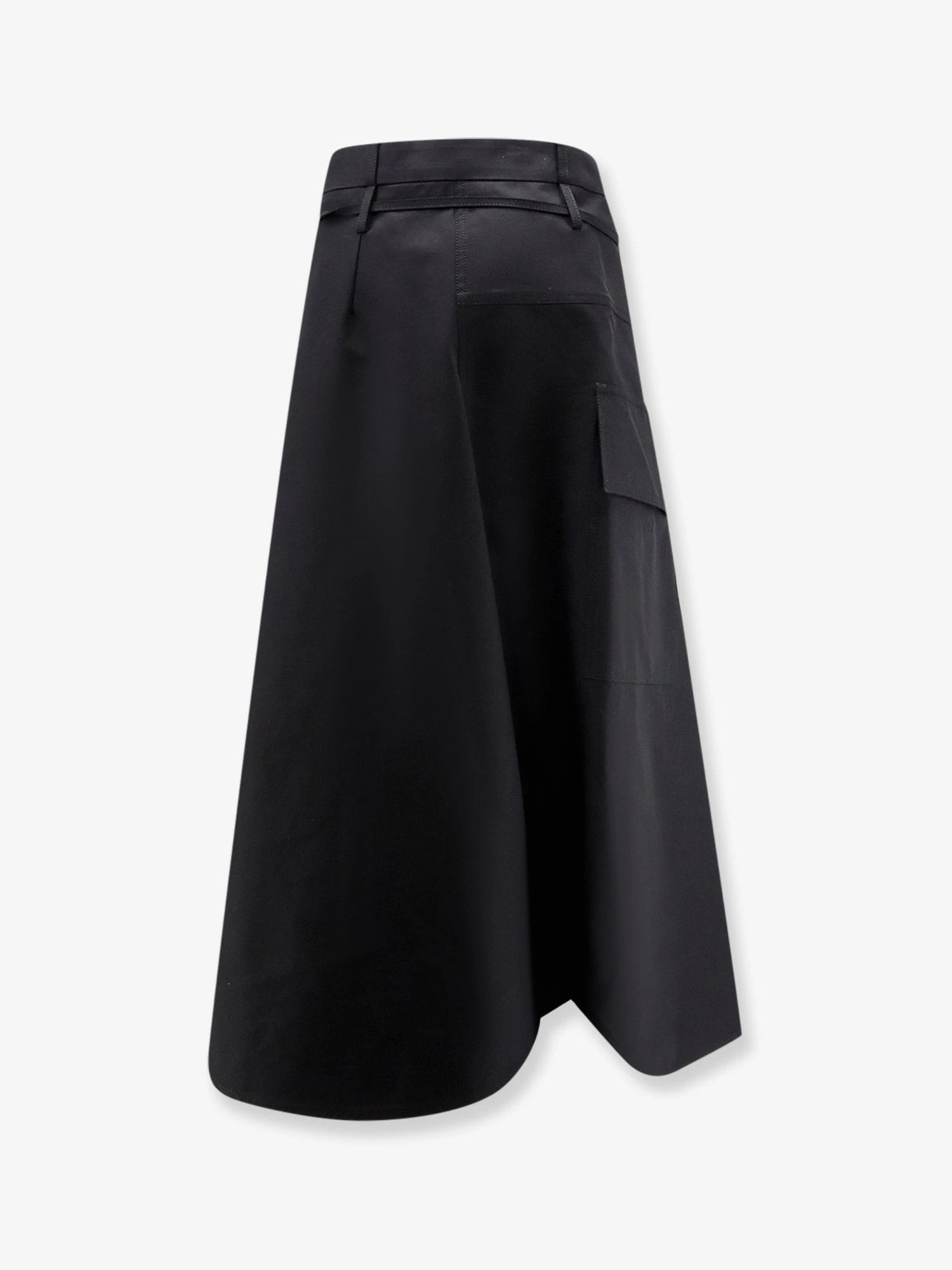 Compact cotton canvas skirt.webp