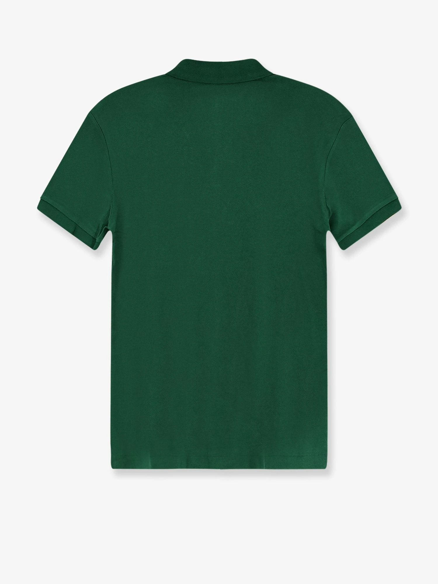Cotton polo with front logo embroidery.webp