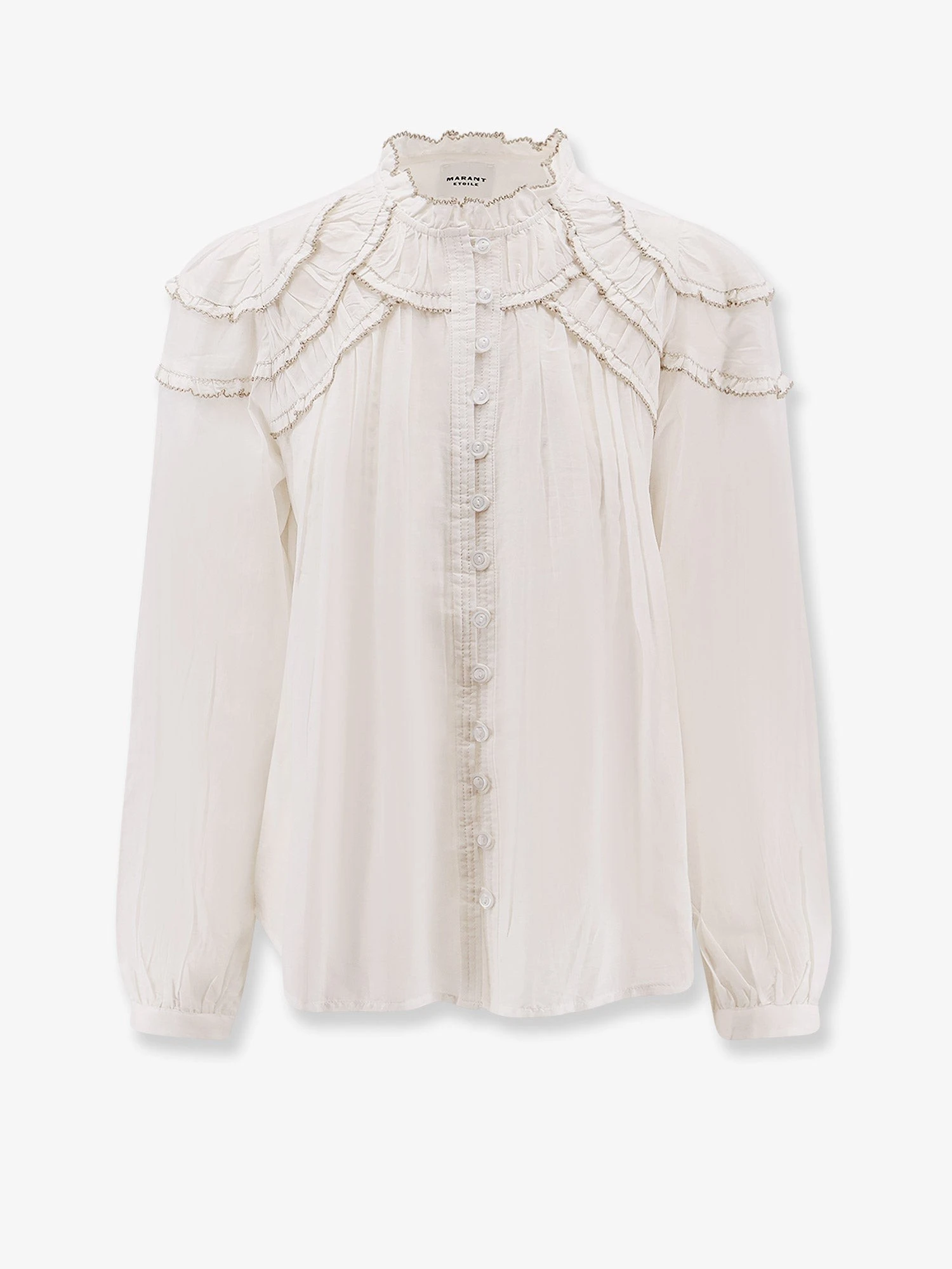 Christa cotton and viscose shirt.webp