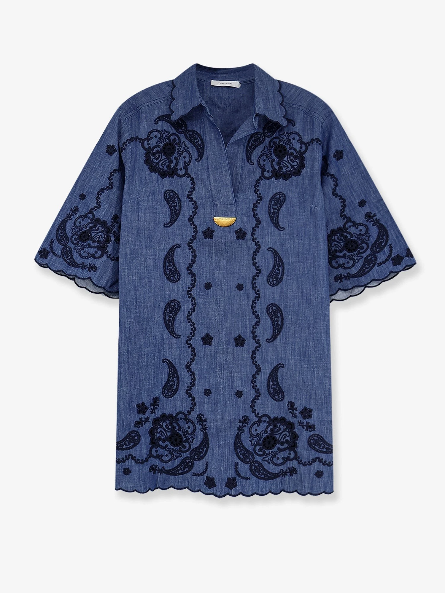 Aster denim mini dress.webp