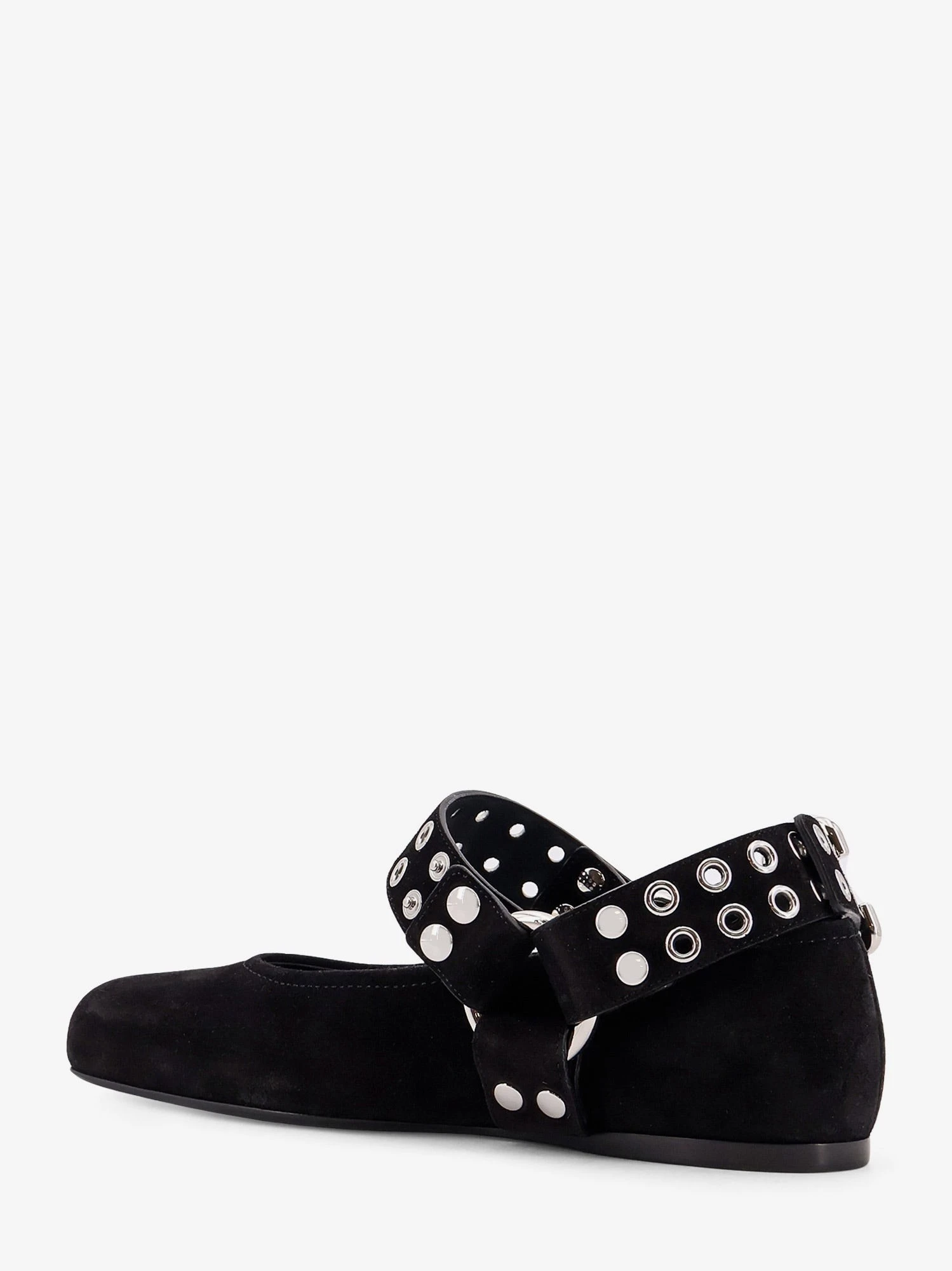 Suede Biker Flat Ballerinas.webp
