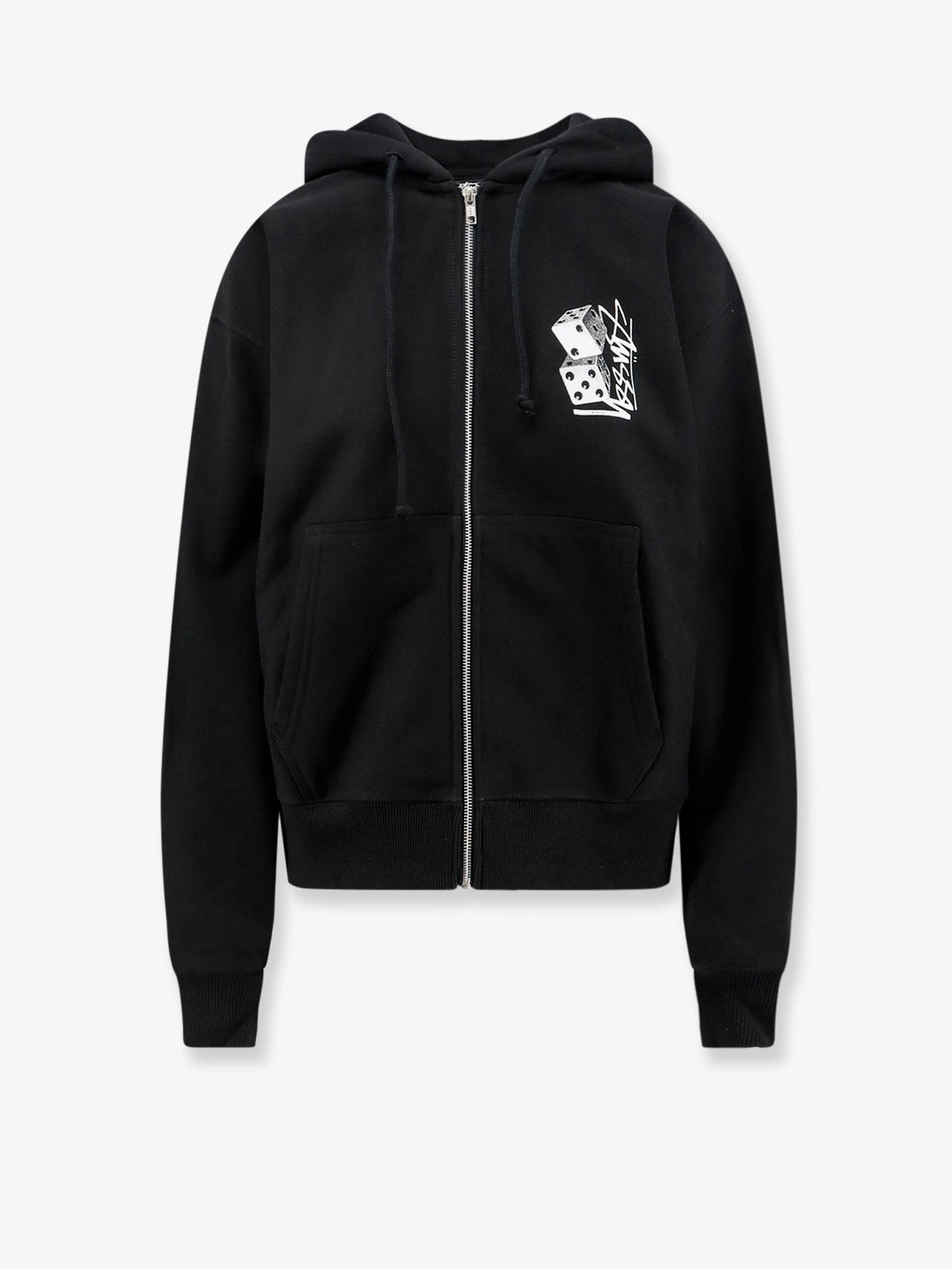 Cotton sweatshirt with front print.webp
