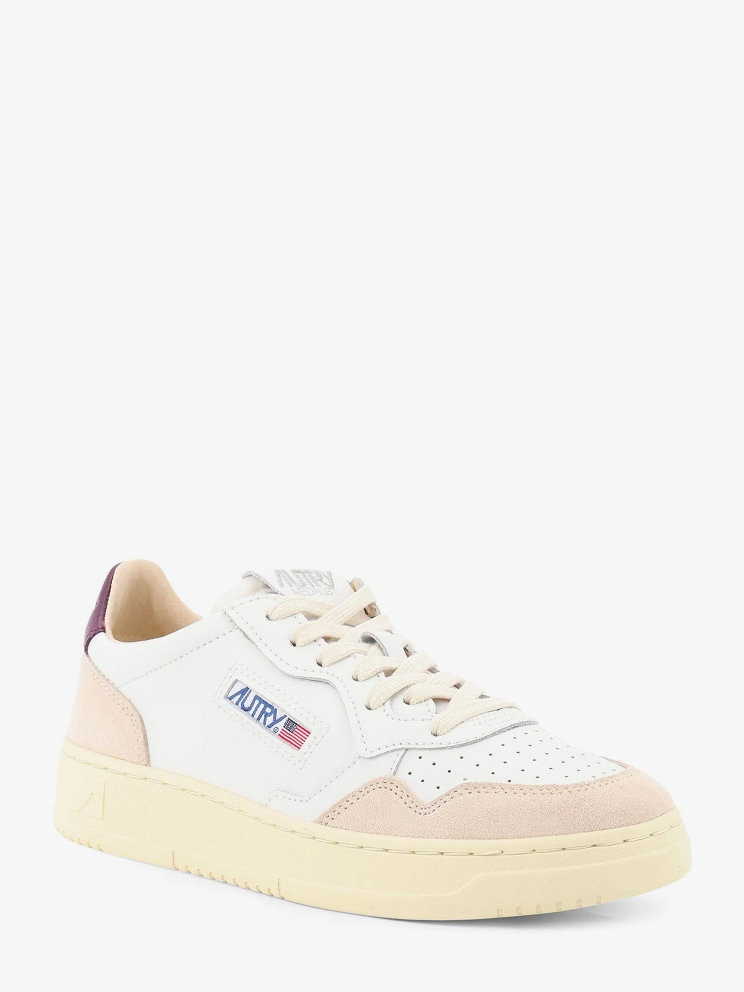 Medalist leather and suede sneakers.webp