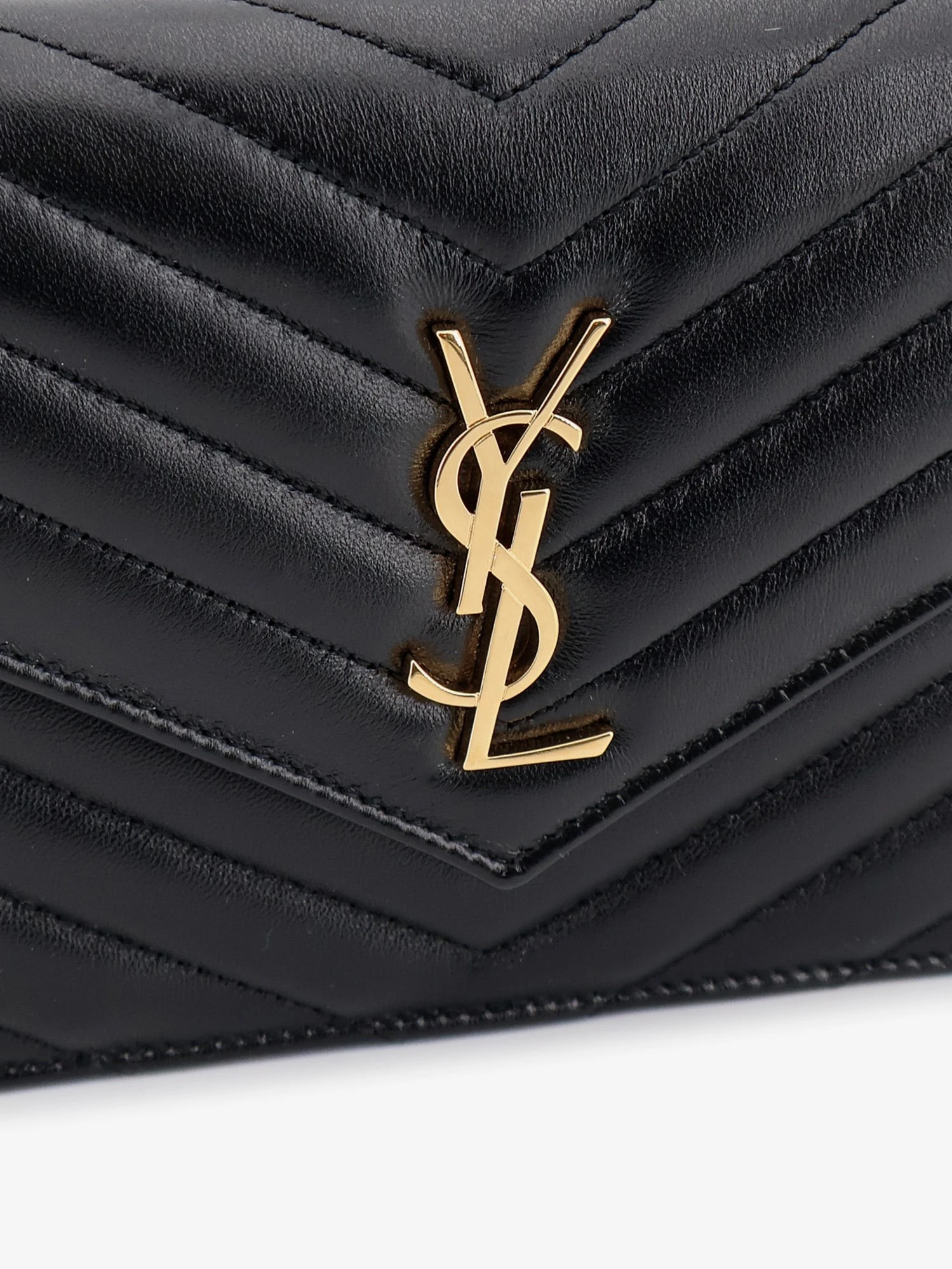 Leather crossbody bag with metal Cassandre logo.webp
