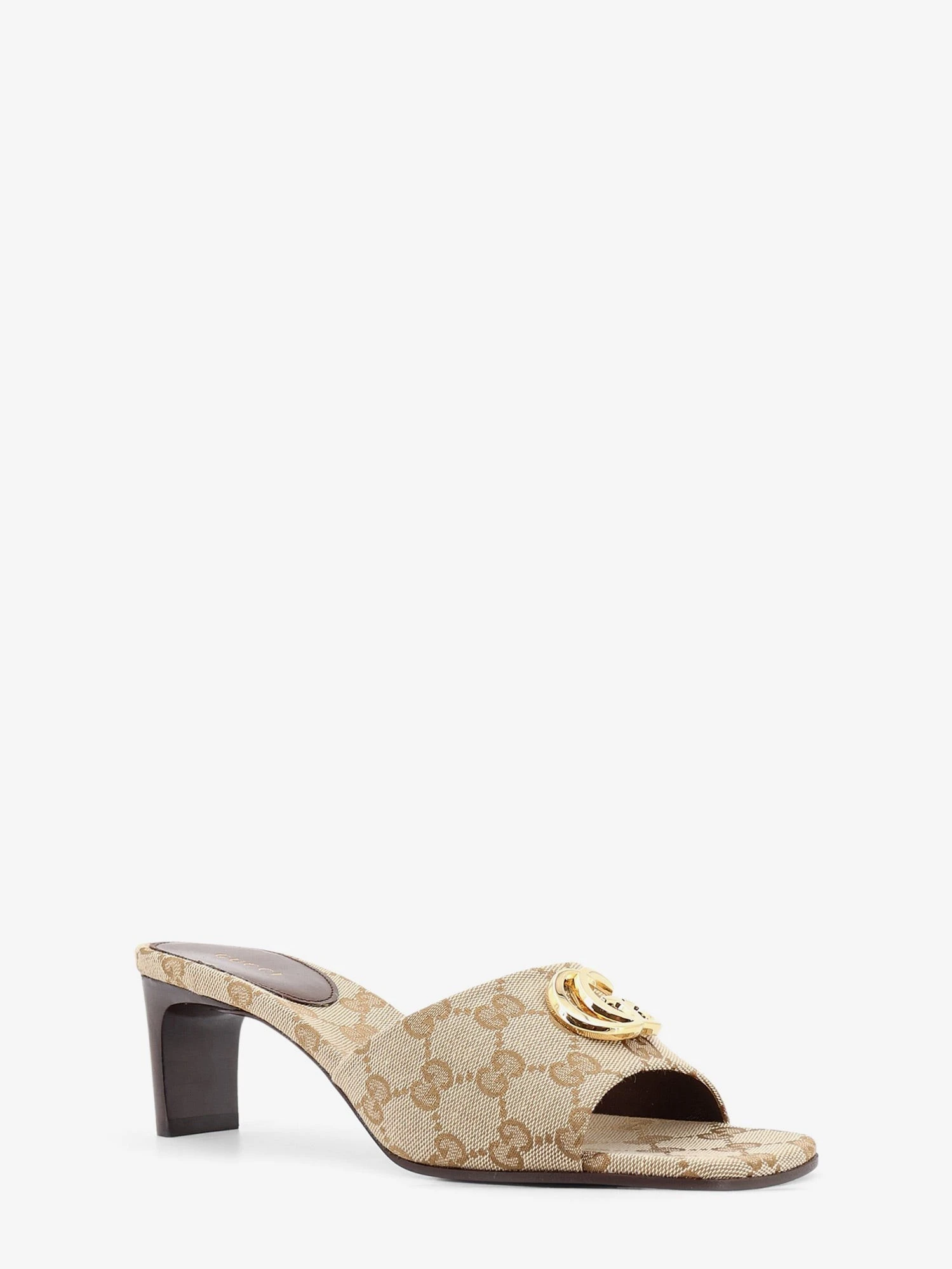 GG fabric sandals with logo on the front.webp