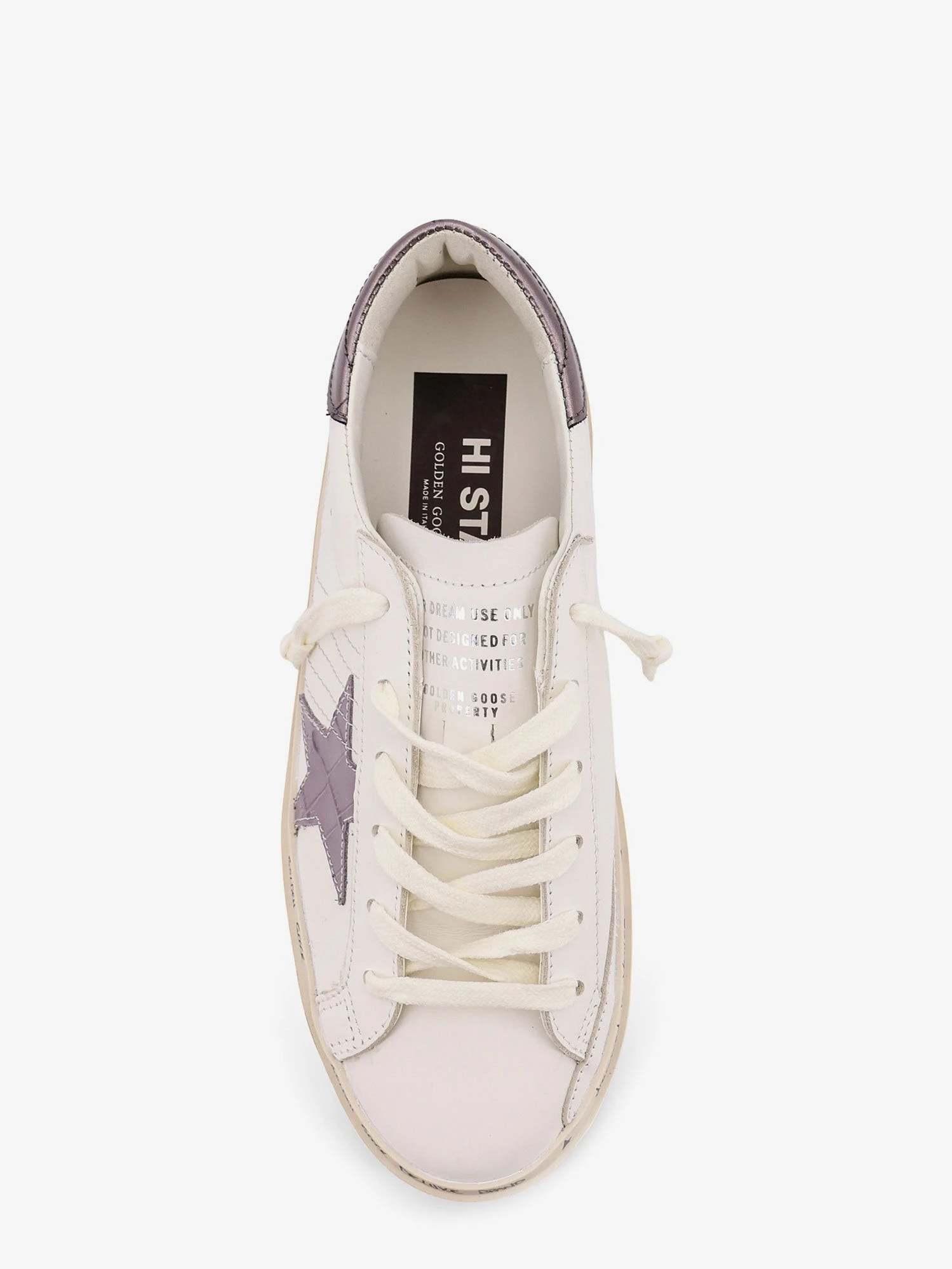 Hi Star leather sneakers with side logo.webp