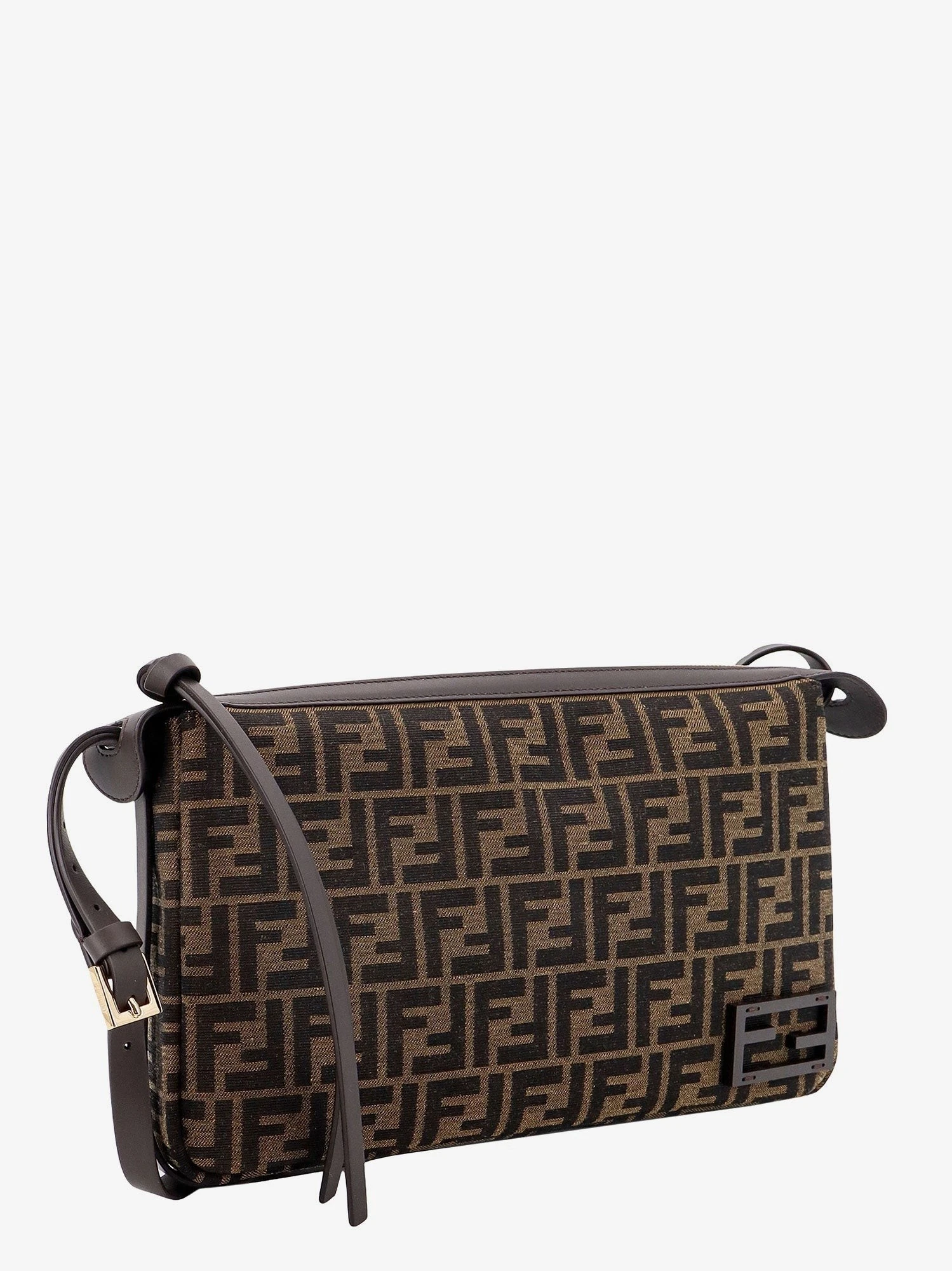 Simply Medium FF Jacquard Fabric crossbody bag.webp