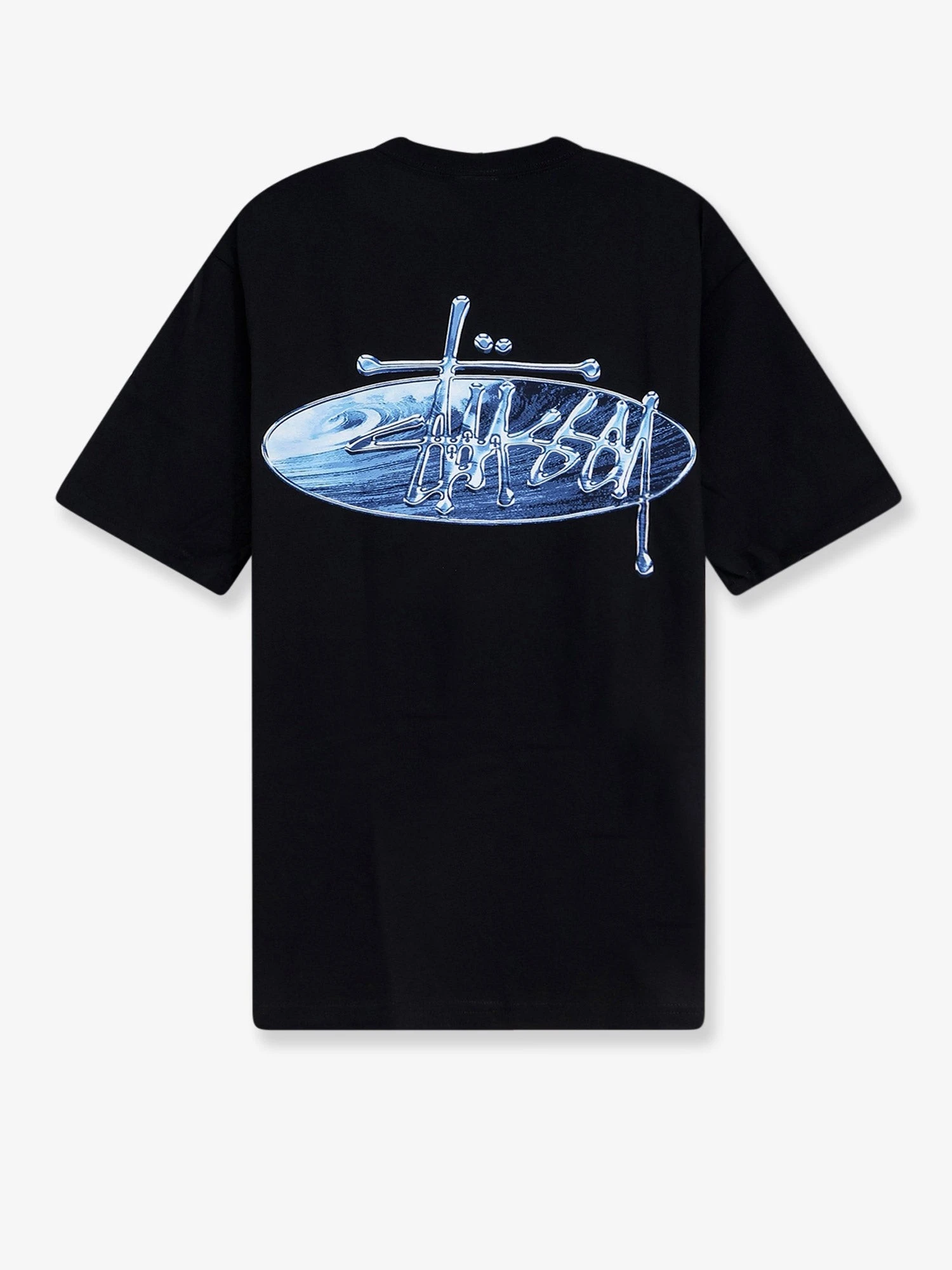 Wave Oval cotton t-shirt.webp
