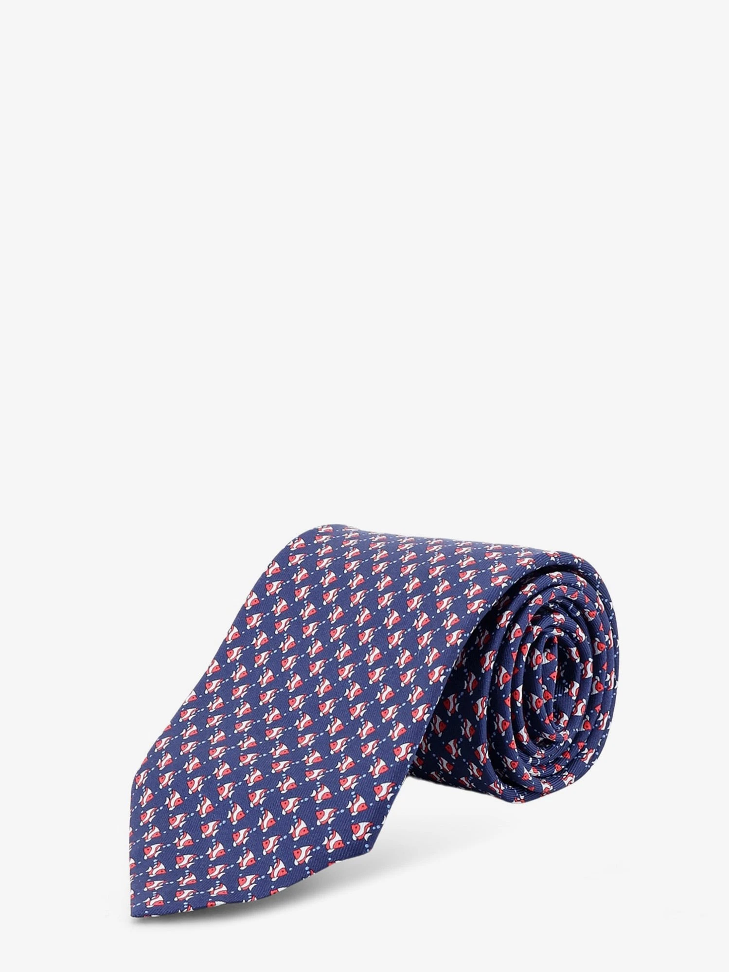 Cyrus silk tie with Shark print.webp