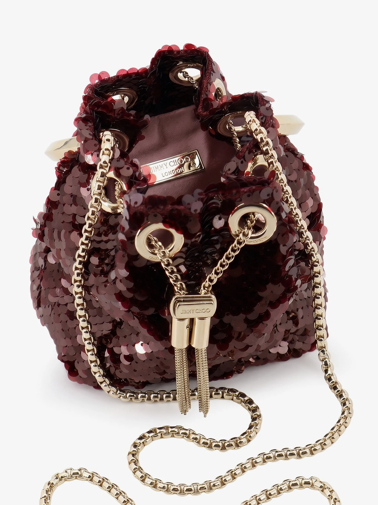 Micro BonBon crossbody bag with all-over sequins.webp