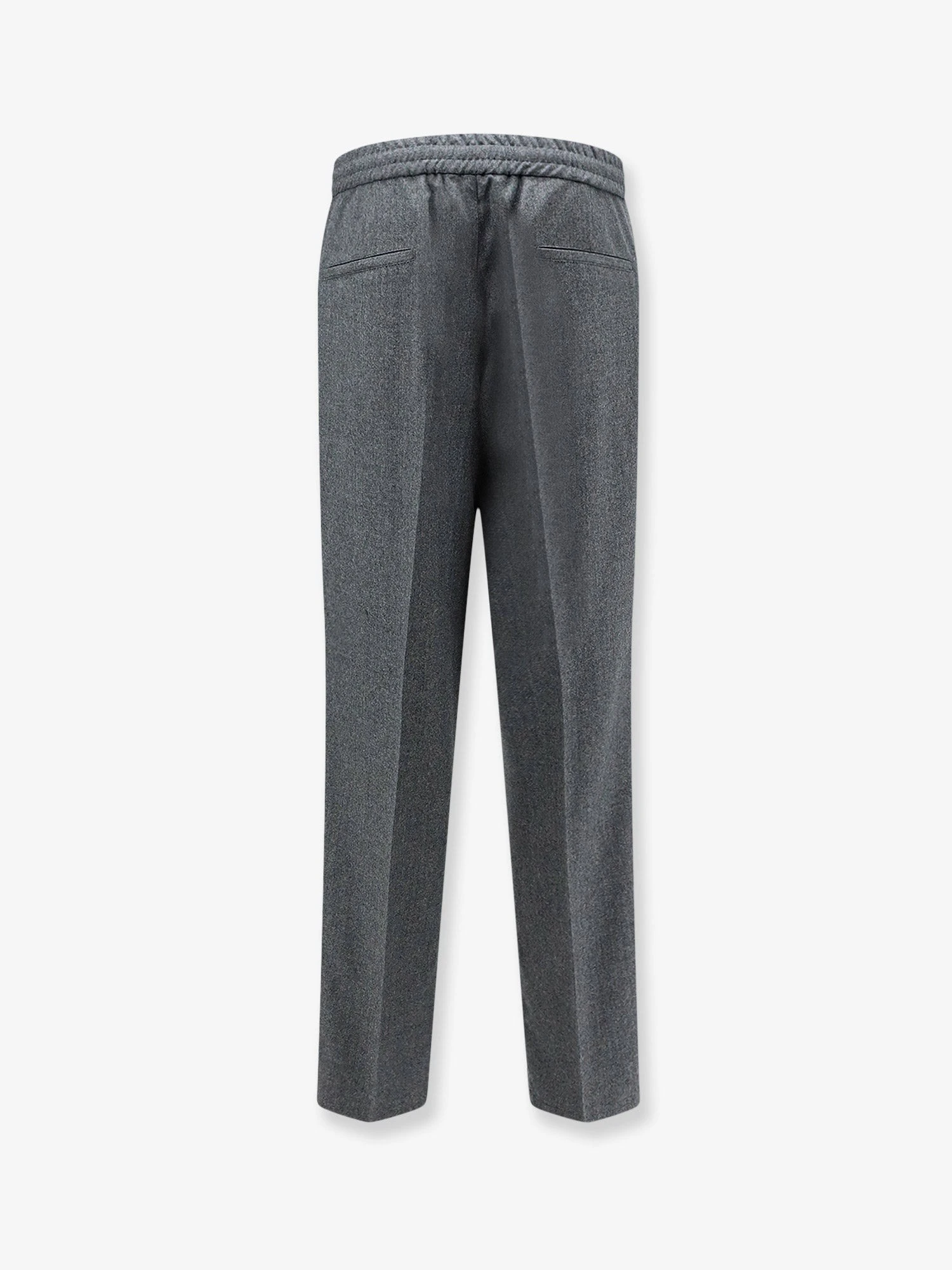 Virgin wool trousers with adjustable drawstring.webp