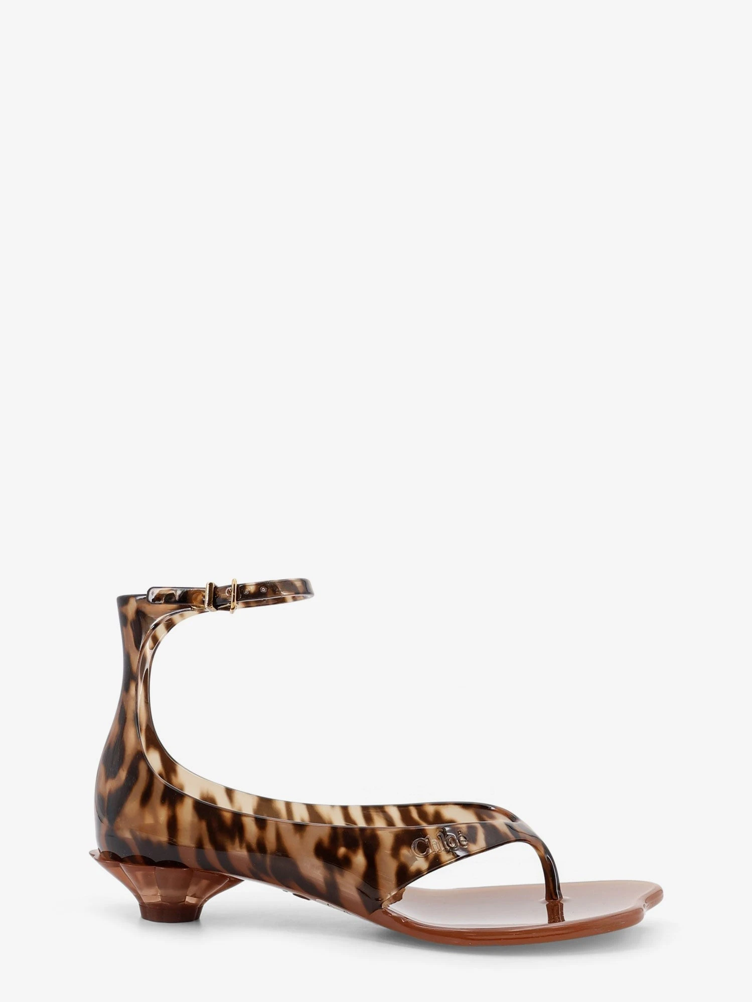 Jelly TPU sandals with animal print.webp