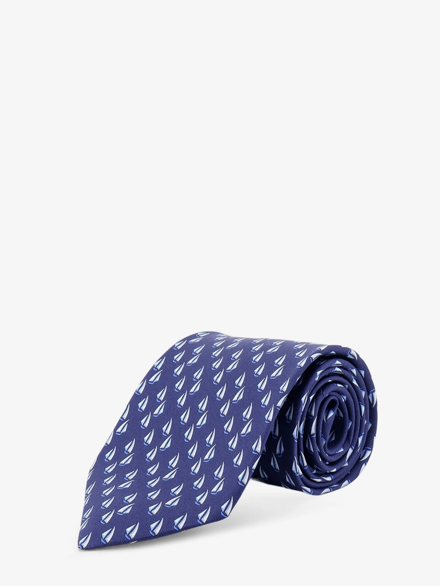 Catamarano silk tie with Nautica print.webp