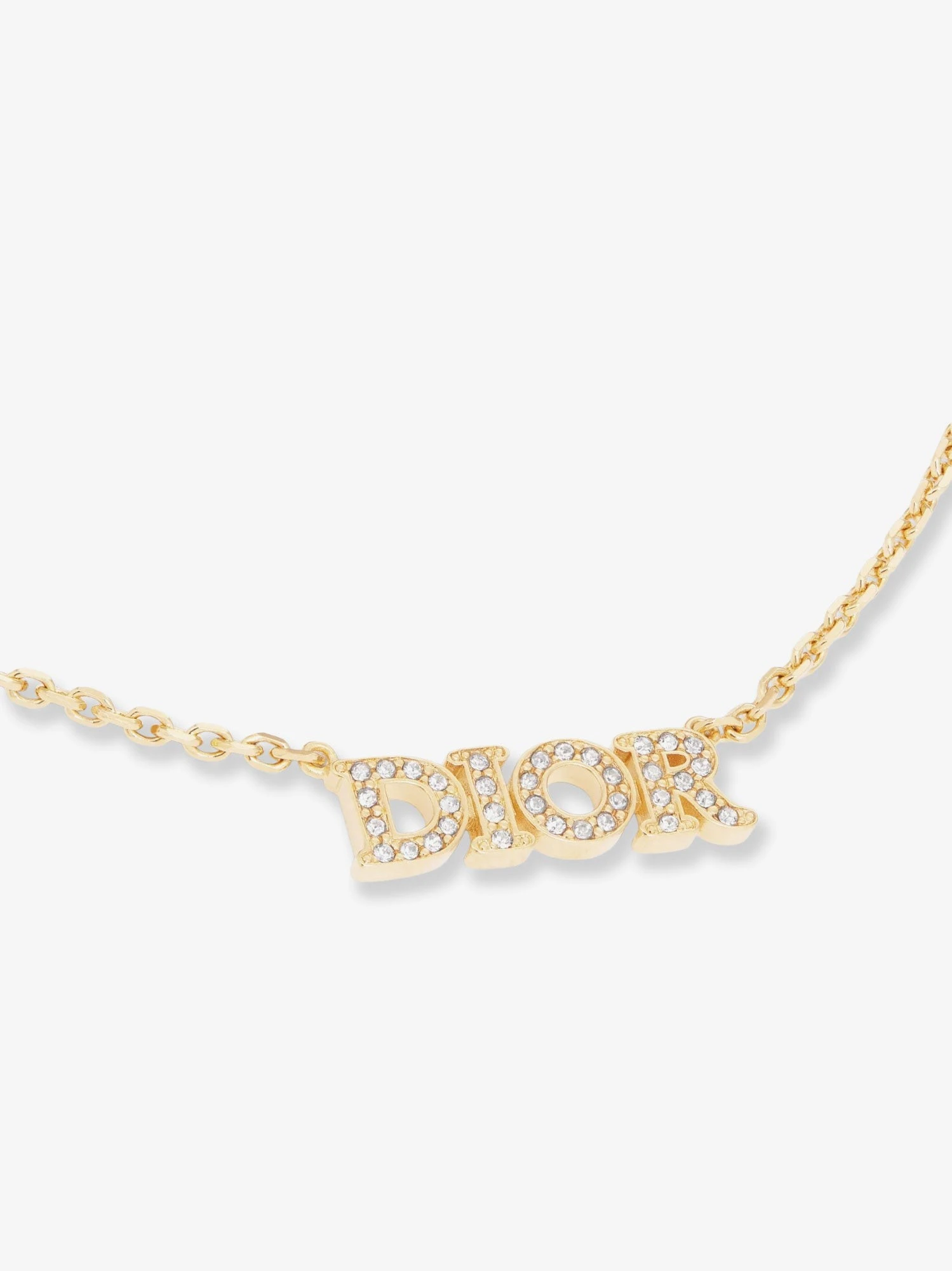 Diorevolution metal necklace with gold finishes.webp