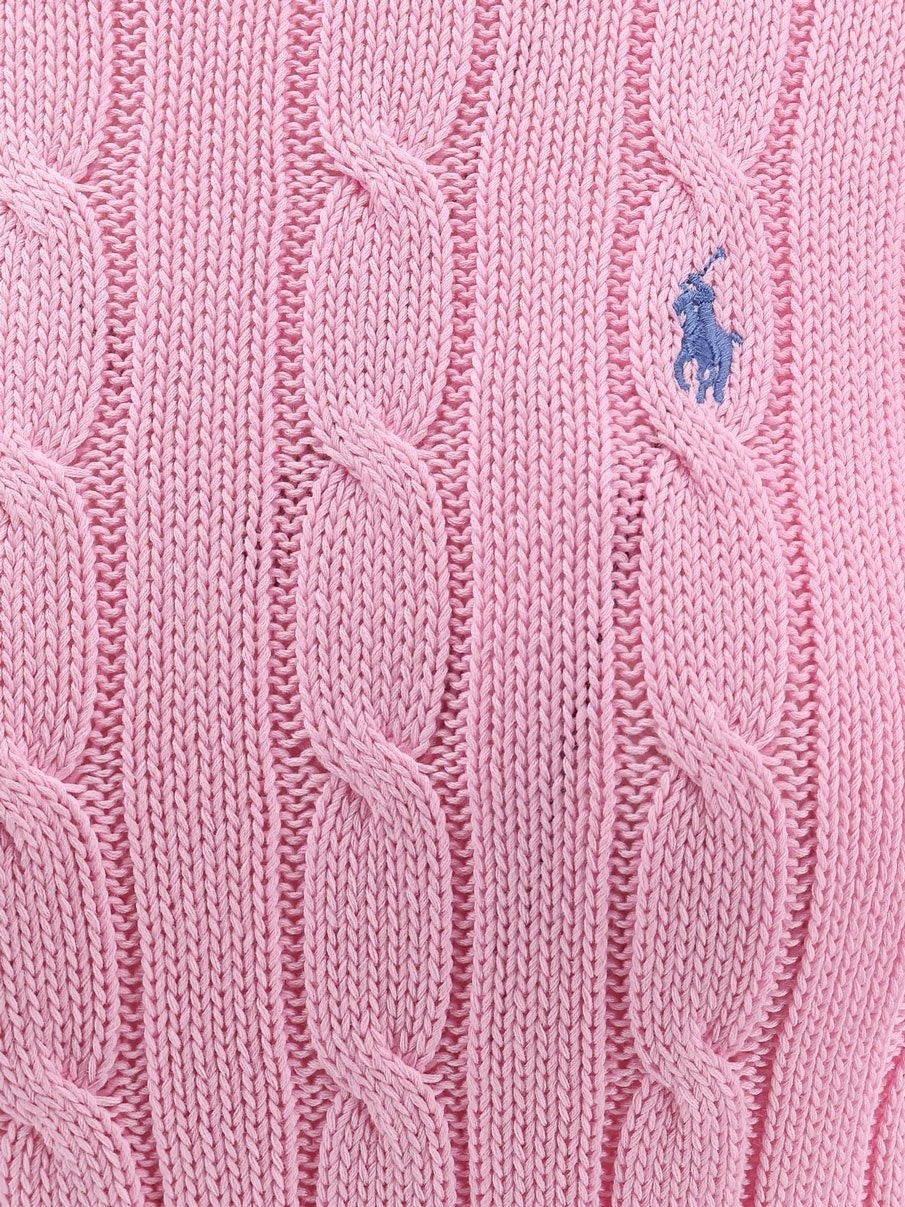 Cotton sweater with embroidered logo on the front.webp