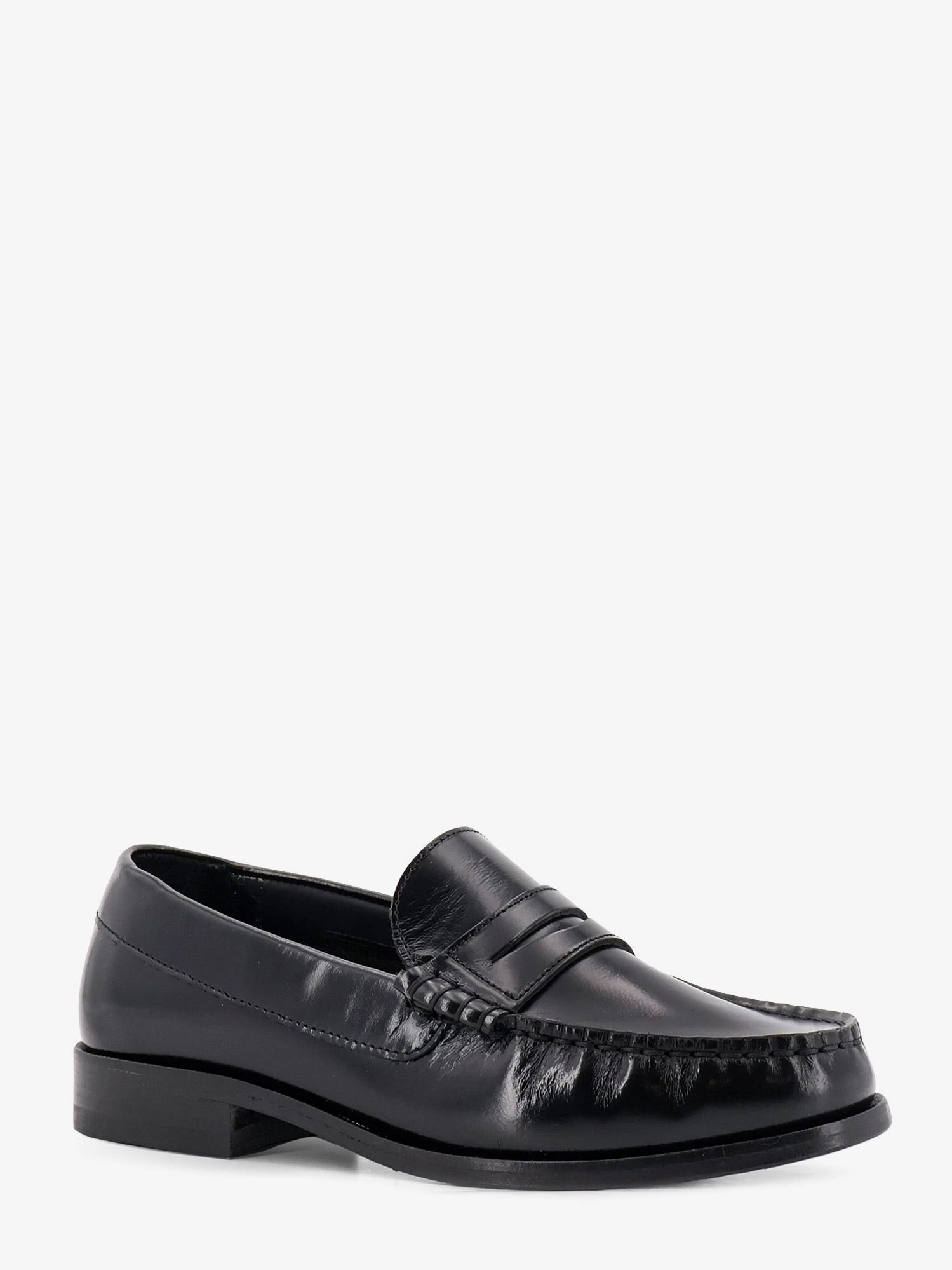 Rivet leather loafers.webp
