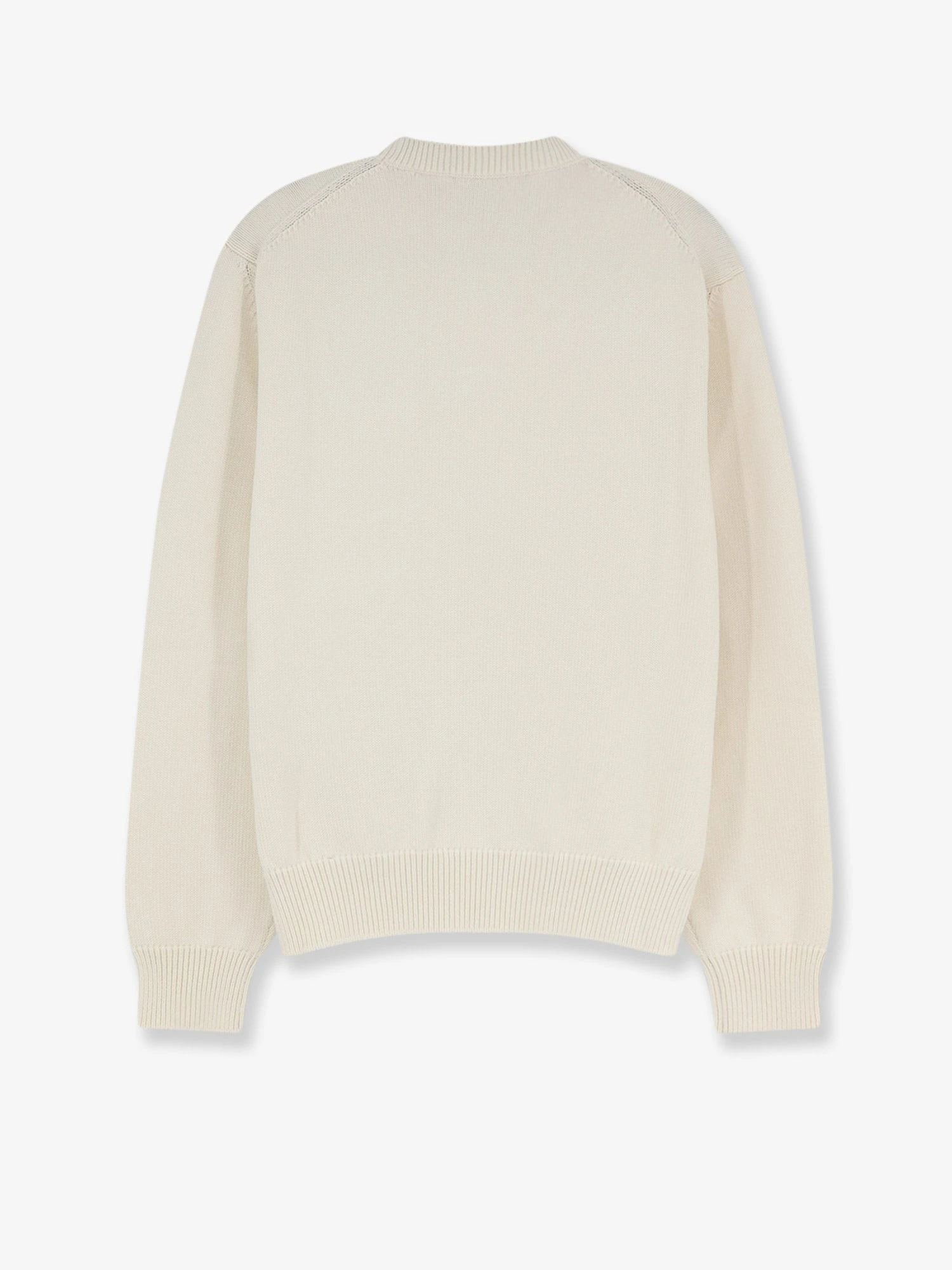 Cotton and wool sweater with Book Cover embroidery.webp