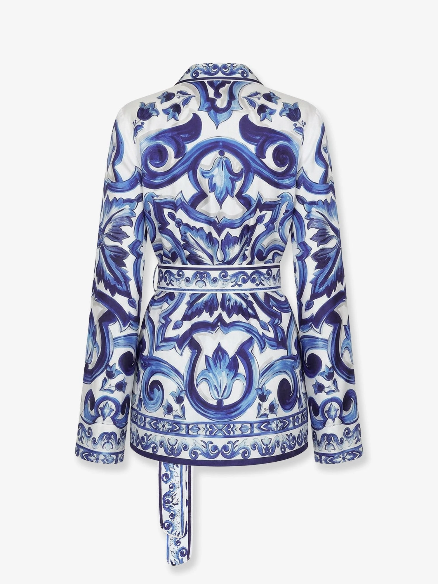 Silk shirt with Maiolica print.webp