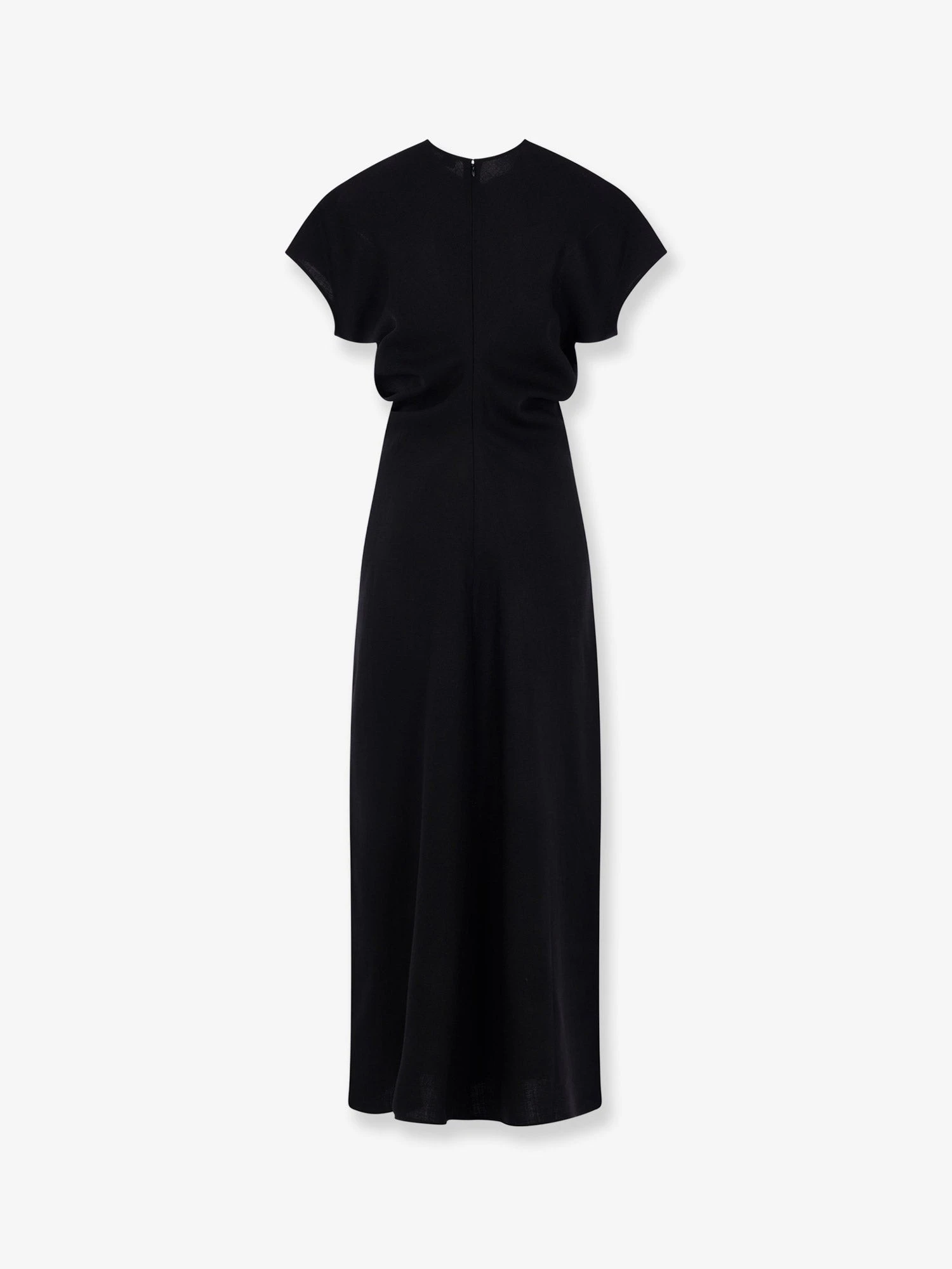 Slouch waist wool dress.webp
