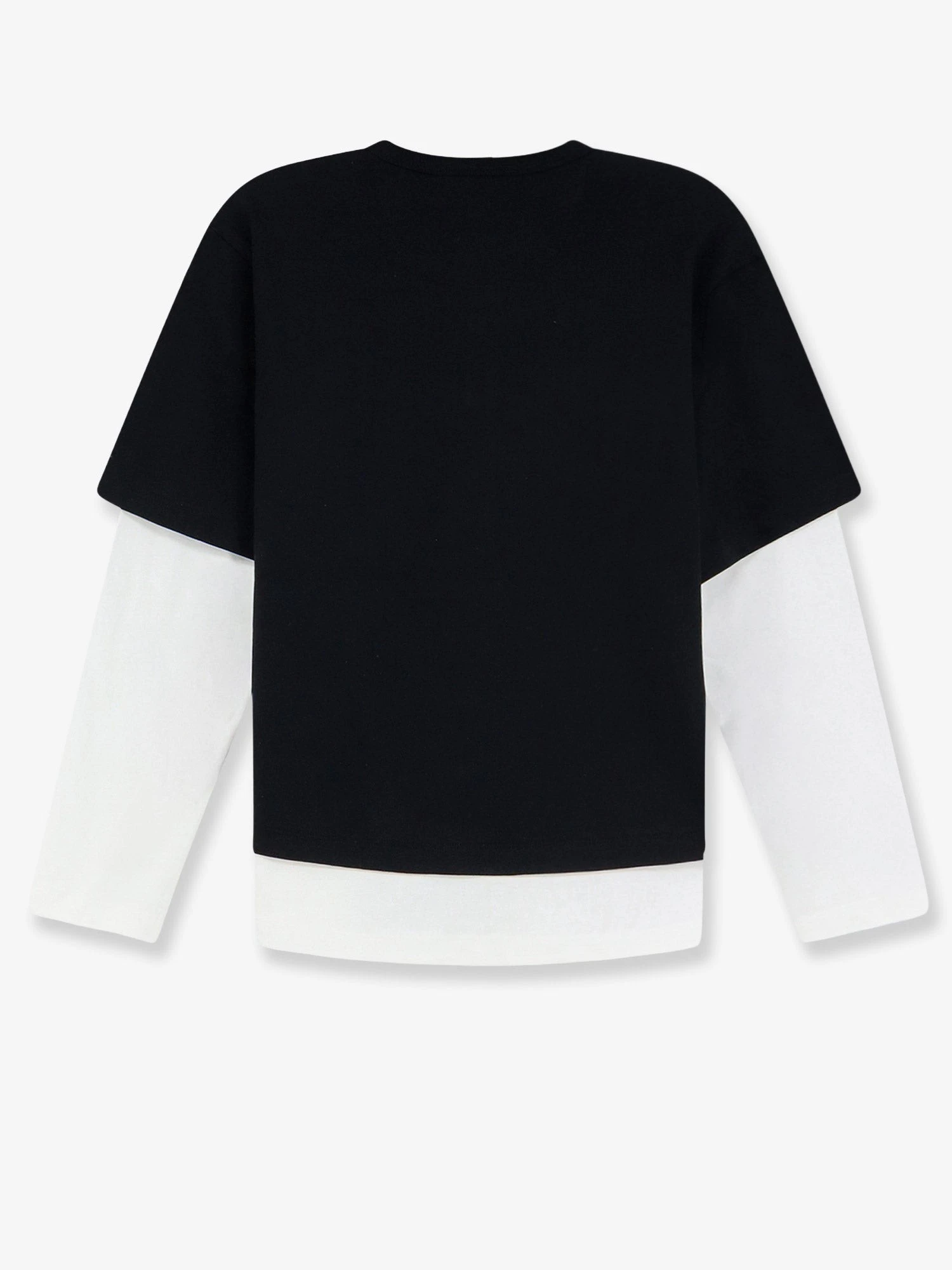 Cotton T-shirt with embroidered logo on the front.webp