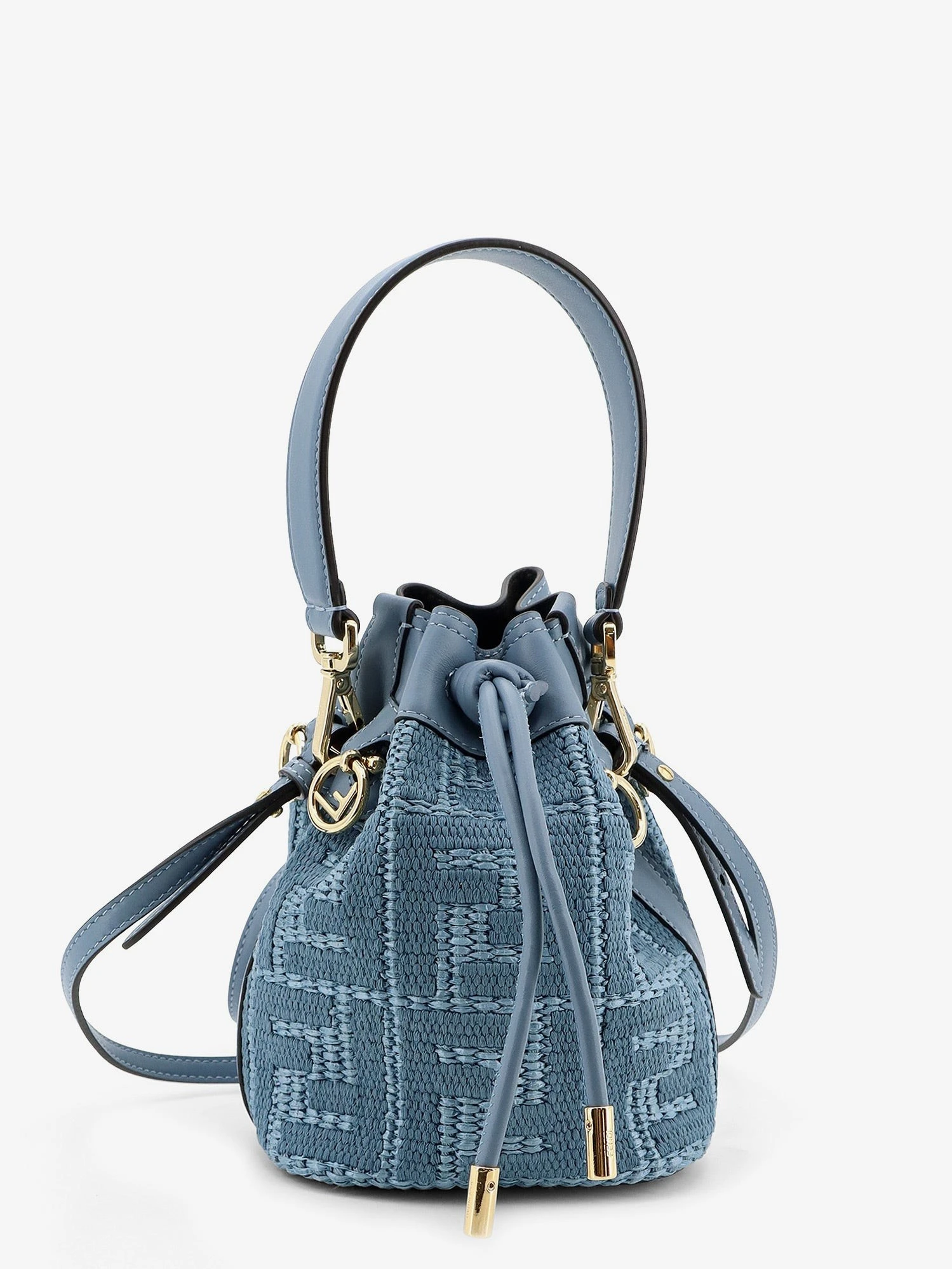 Mon Tresor raffia shoulder bag with FF embroidery.webp