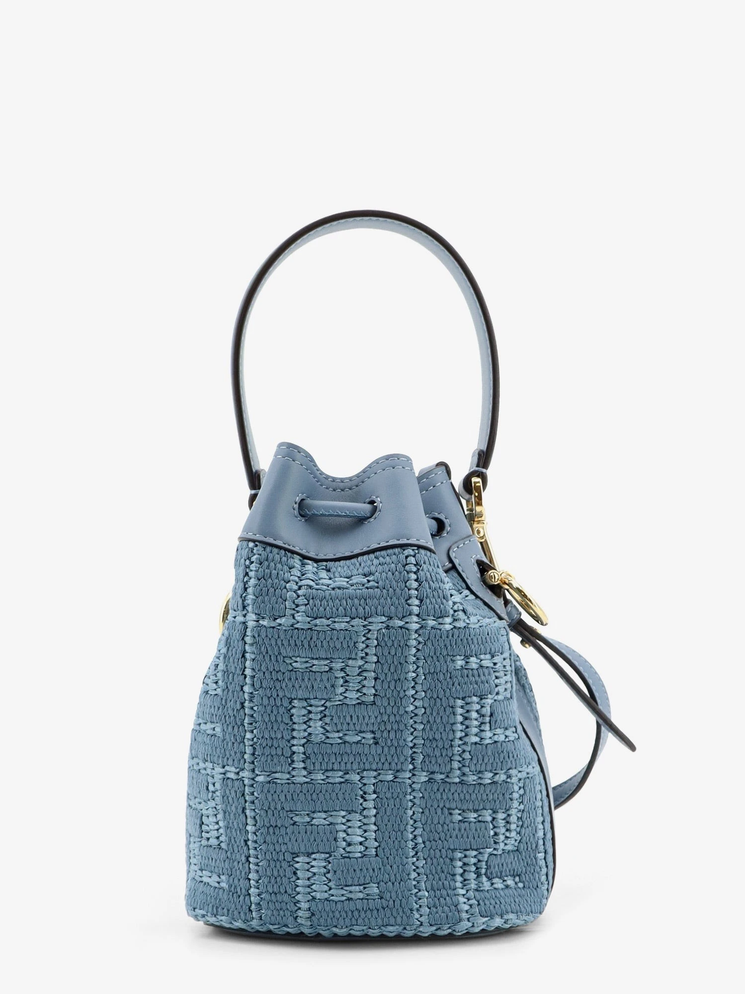 Mon Tresor raffia shoulder bag with FF embroidery.webp