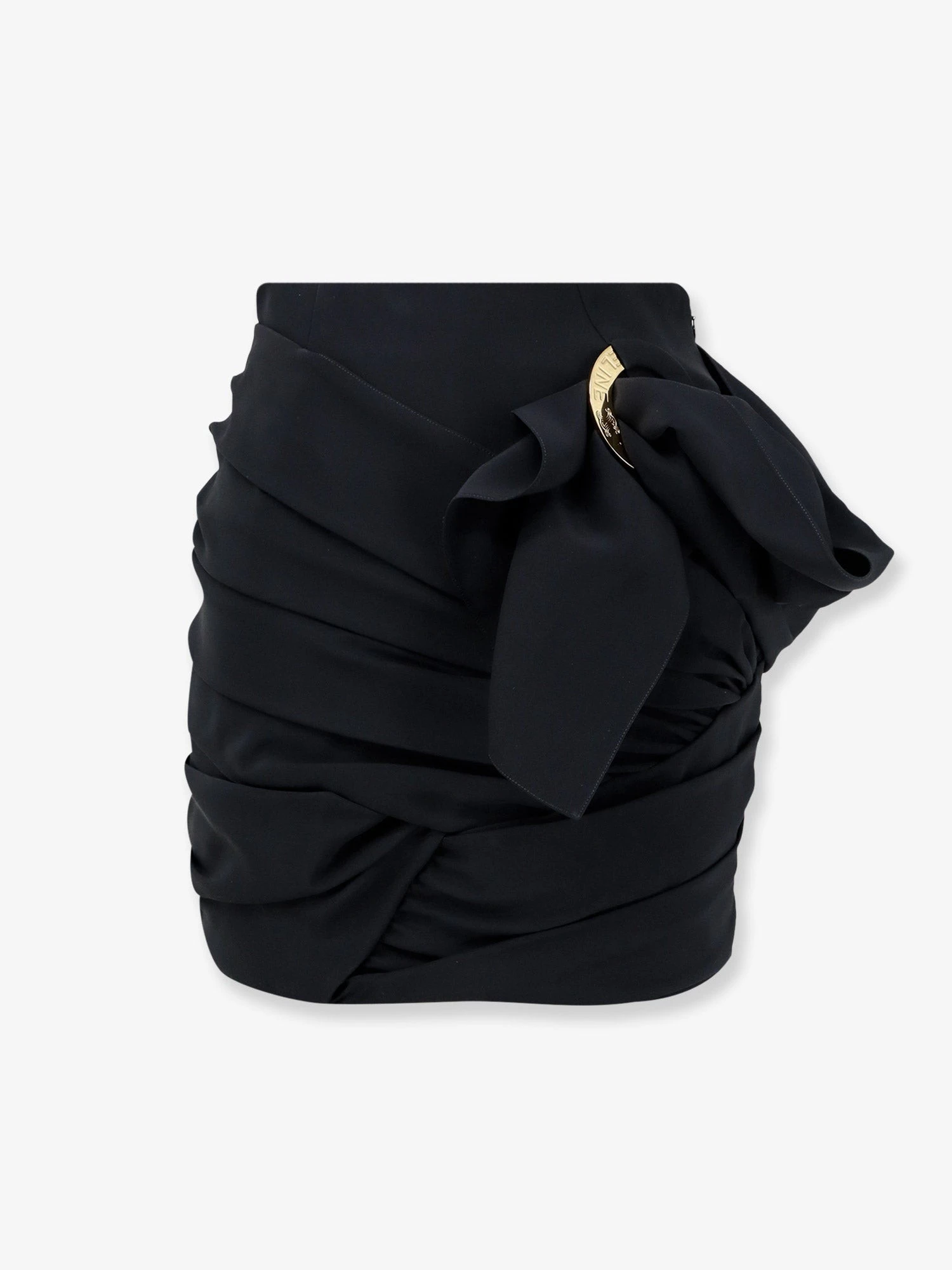 Draped mini skirt.webp