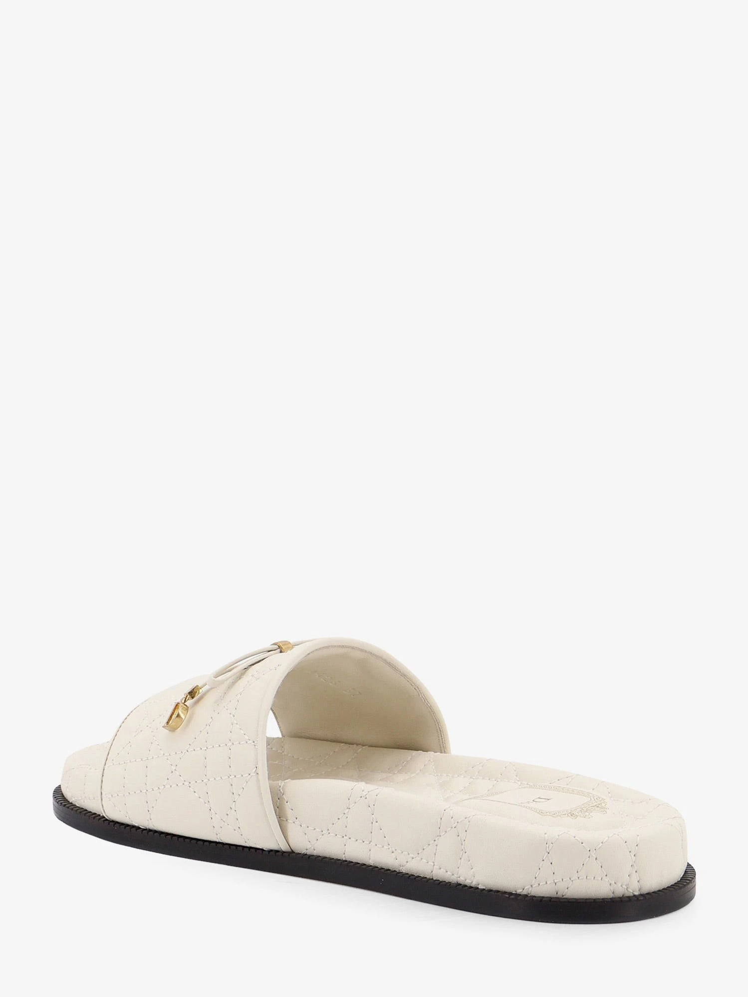 Cannage quilted leather sandals.webp