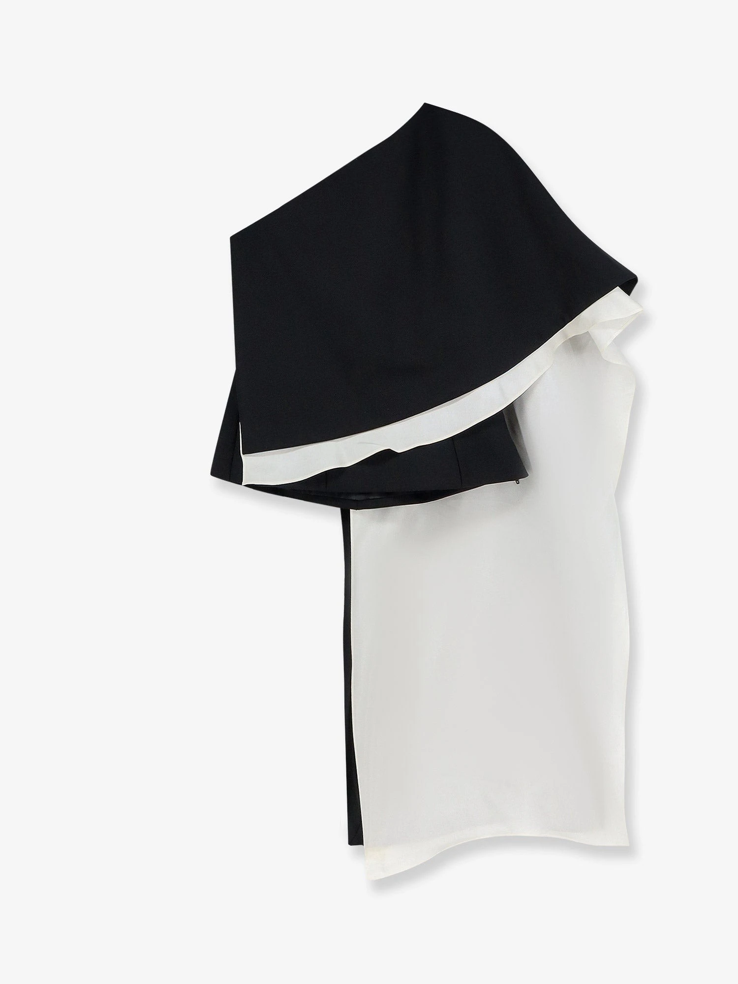 Wool blend top with silk inserts.webp