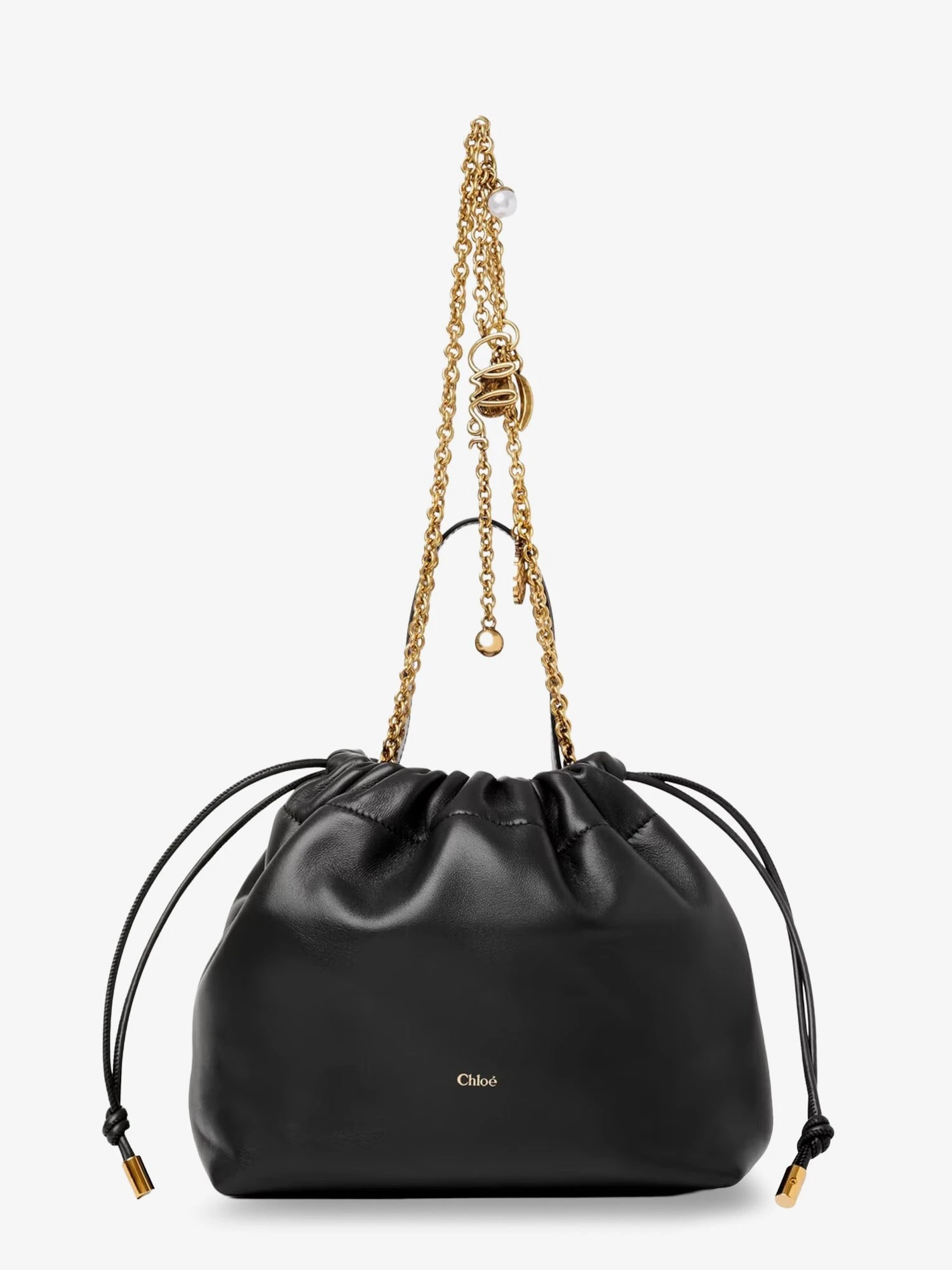 Chloé Icons leather crossbody bag with front logo.webp