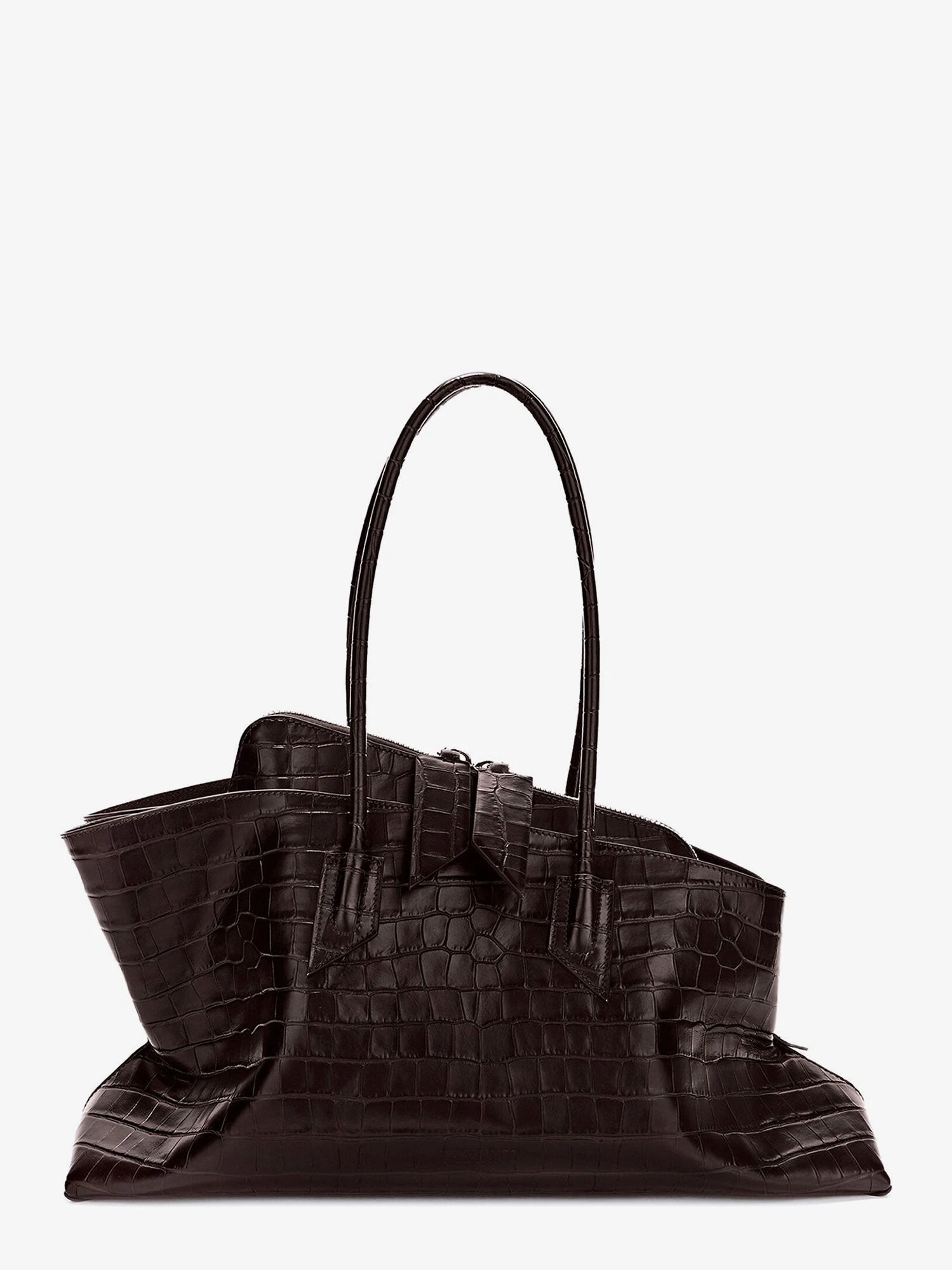 La Passeggiata Medium croc-effect leather shoulder bag.webp